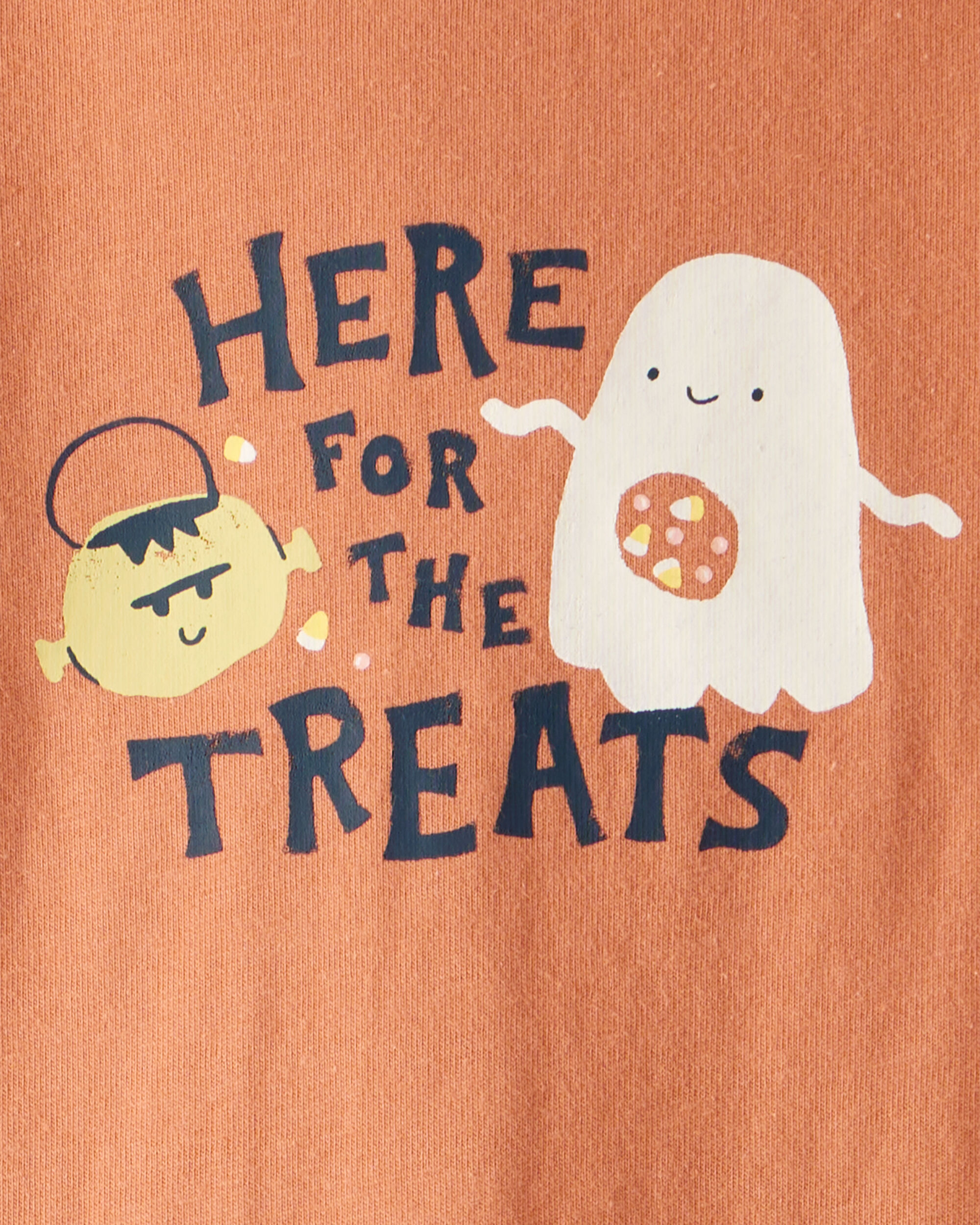 Carter's Baby Cotton Long-Sleeve Graphic Bodysuit - Orange