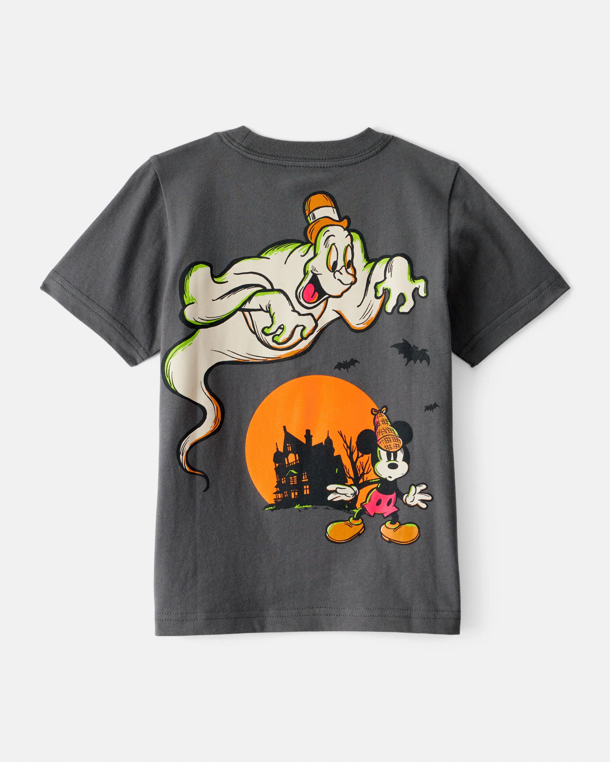 Carter's Toddler Disney Mickey Mouse Halloween short-Sleeve Graphic Tee - Grey