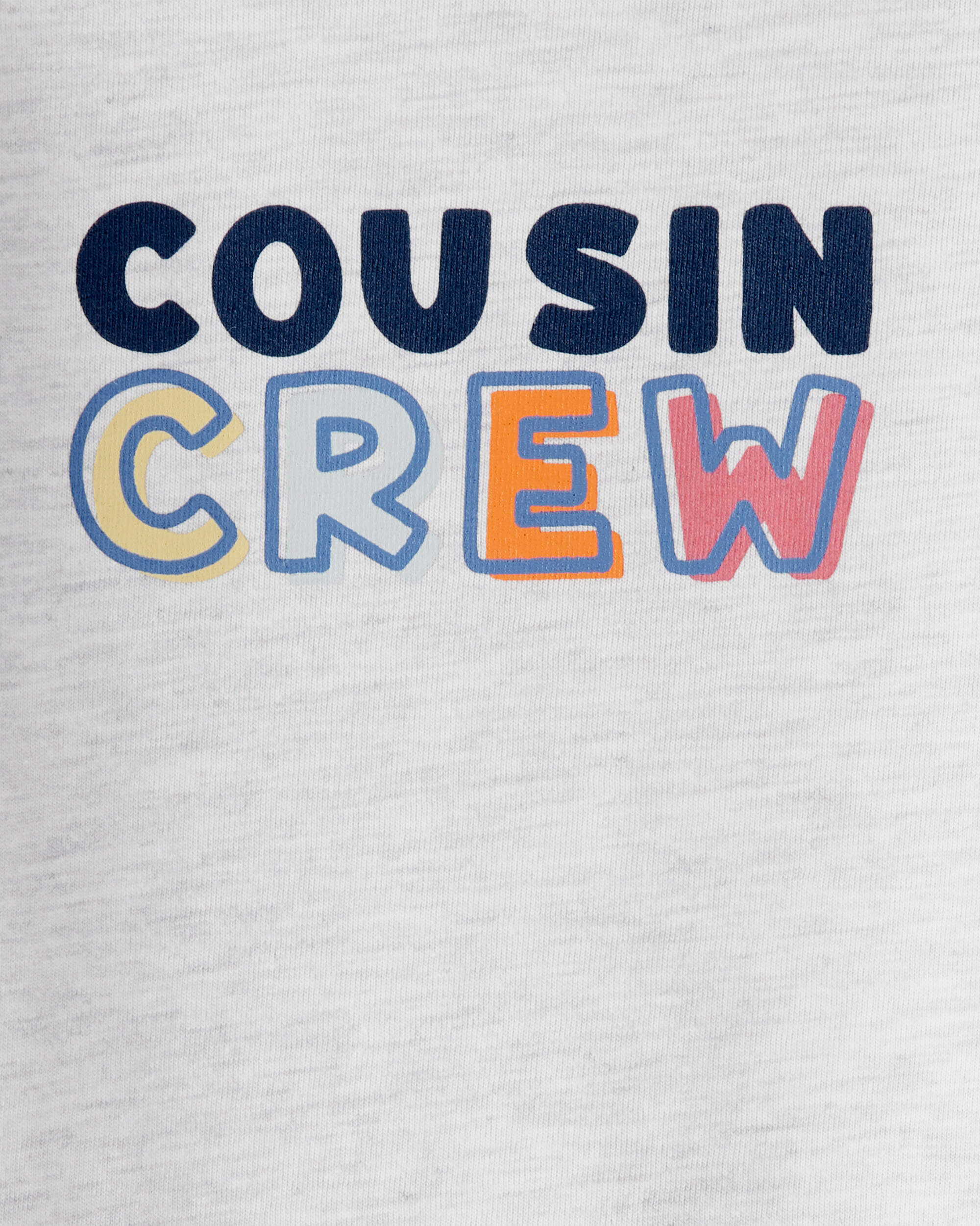 Carter's Baby Cousin Crew Long-Sleeve Graphic Bodysuit - Grey