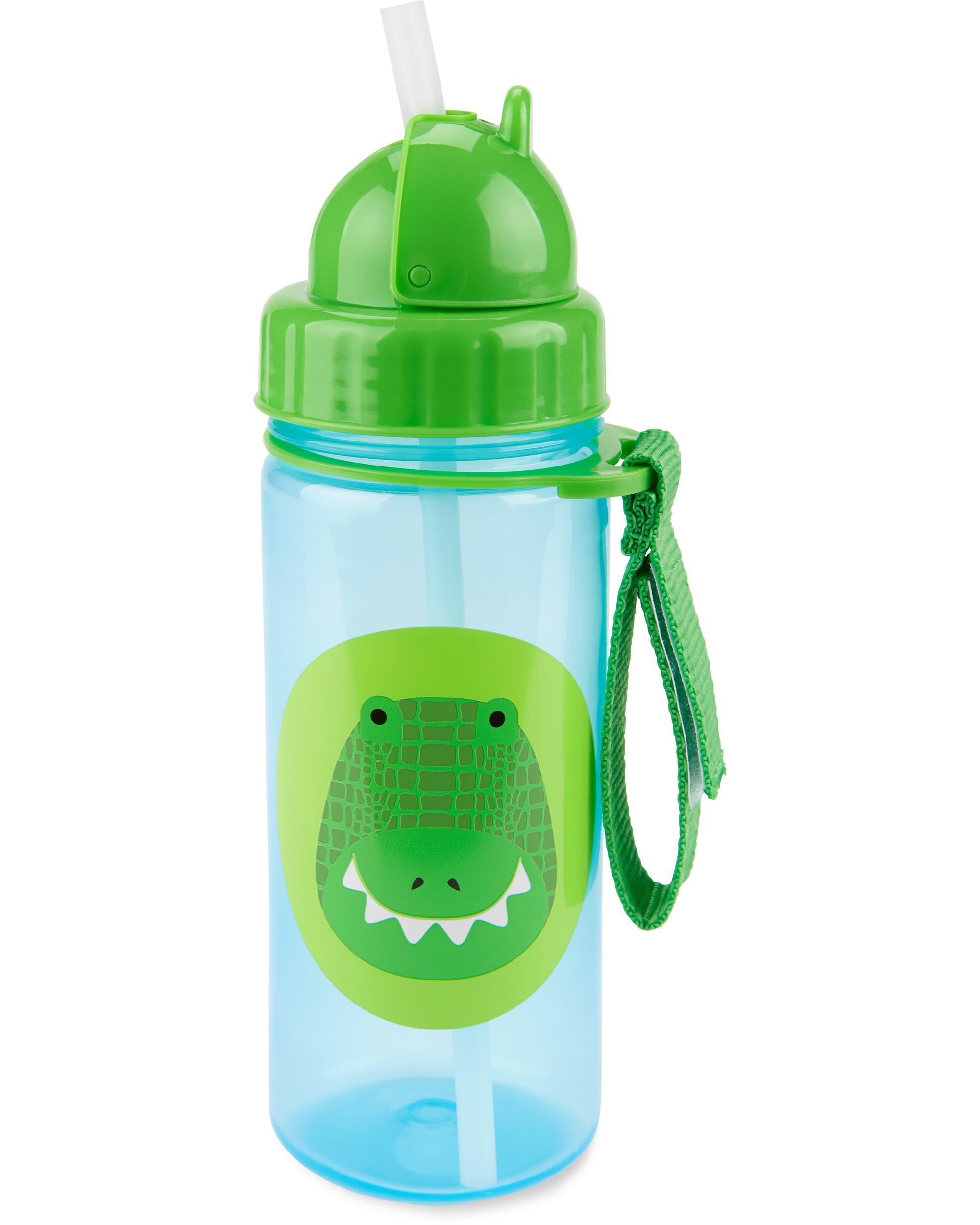 Carter's Zoo Straw Bottle - 13 oz - Crocodile