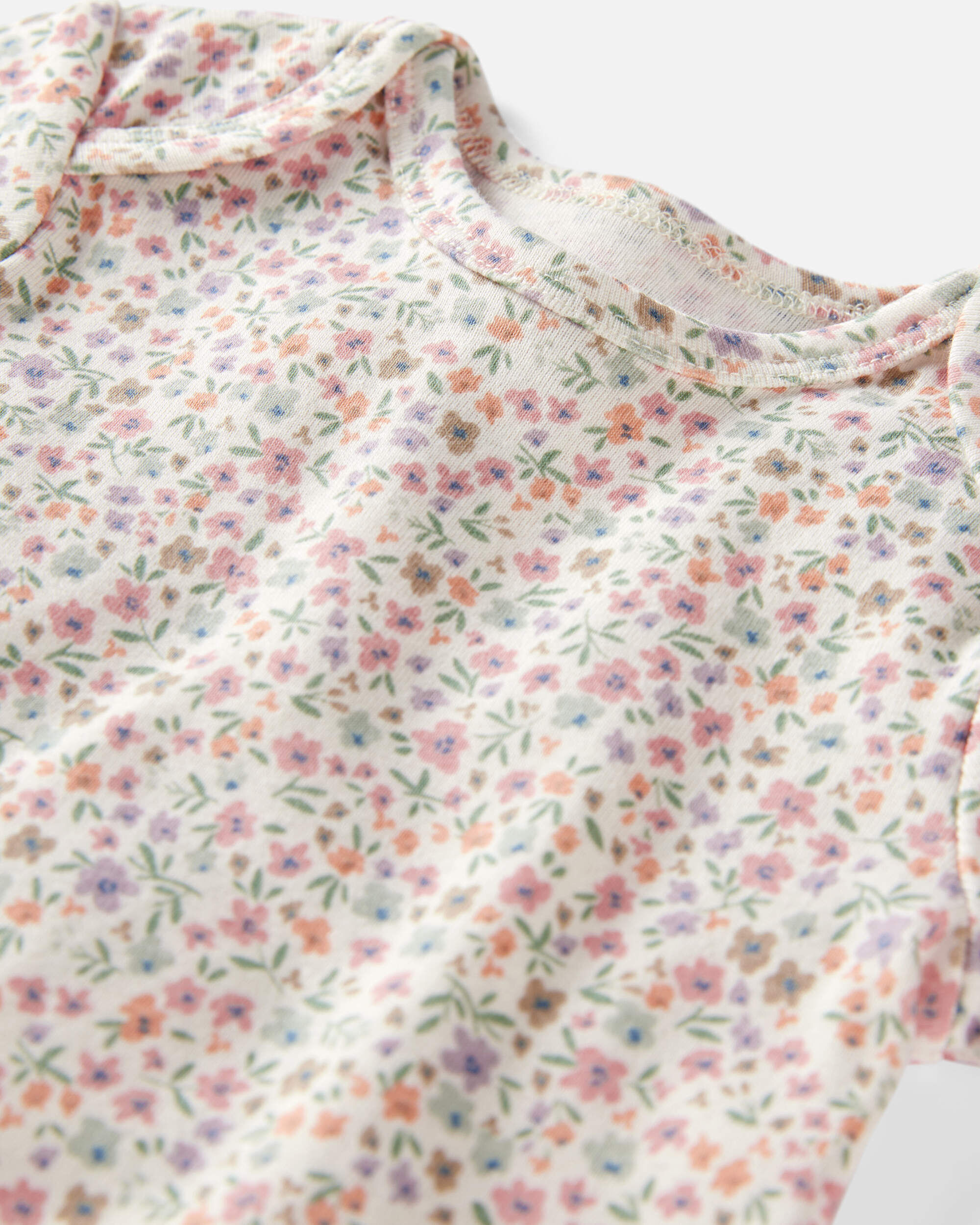 Carter's Baby 3-Pack Organic Cotton Rib Bodysuits