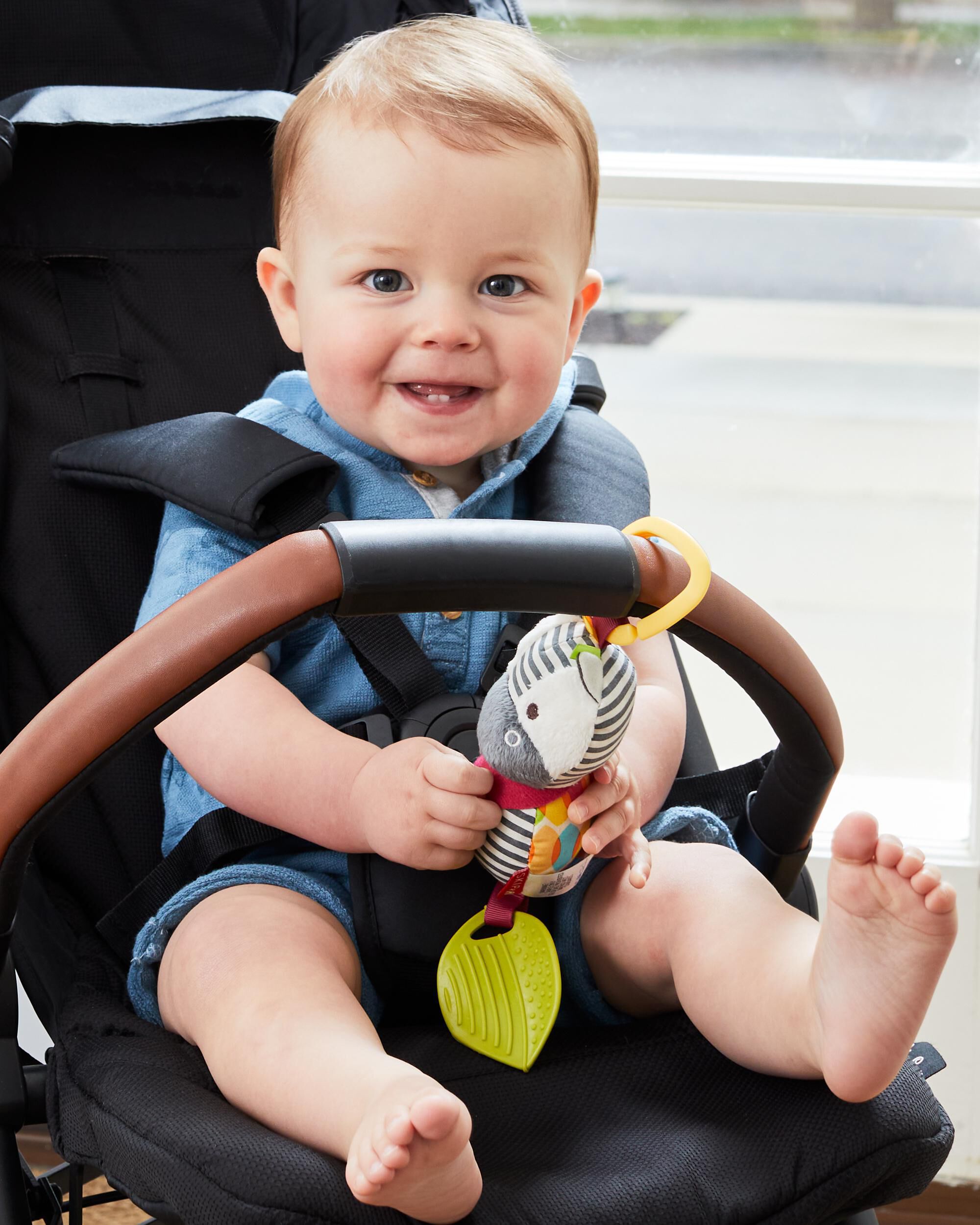 Carter's Zebra Bandana Buddies Chime & Teethe Toy