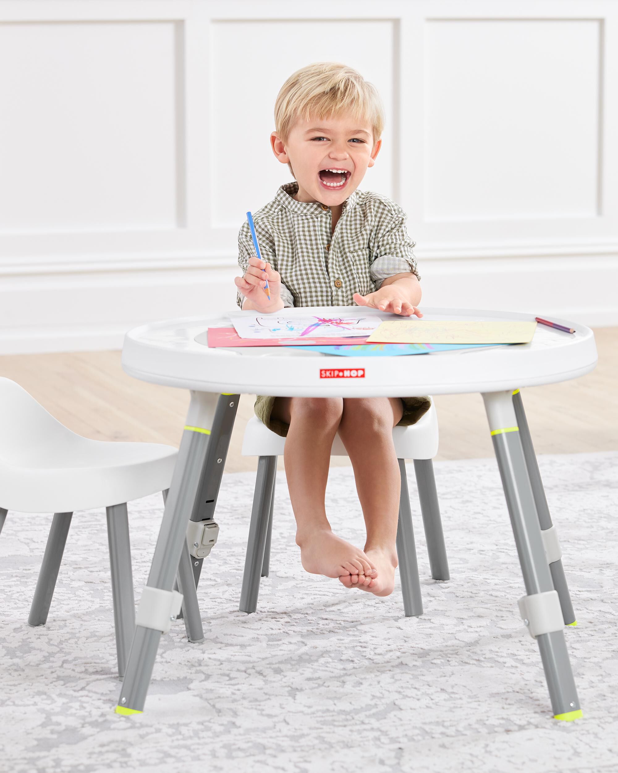 Carter's Explore & More Baby-s View 3-Stage Activity Center & Toddler Chairs