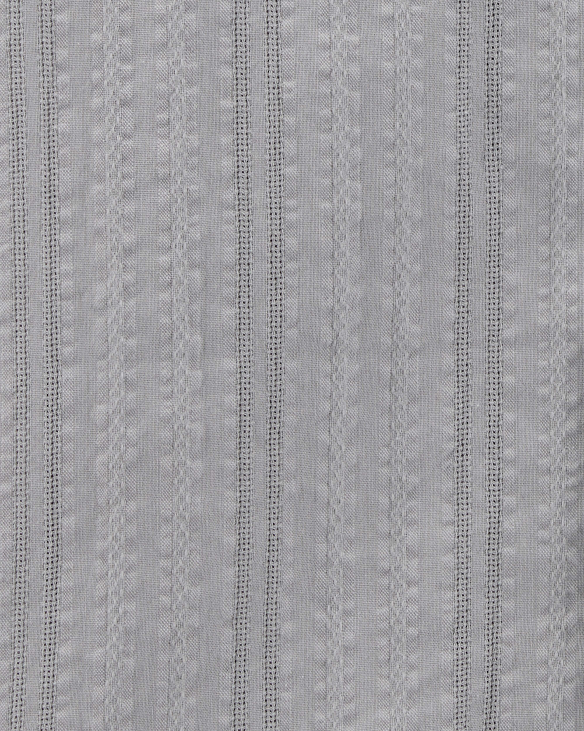 Carter's Toddler 2-Piece Seersucker Button-Down Shirt & Drawstring Shorts Set - Grey