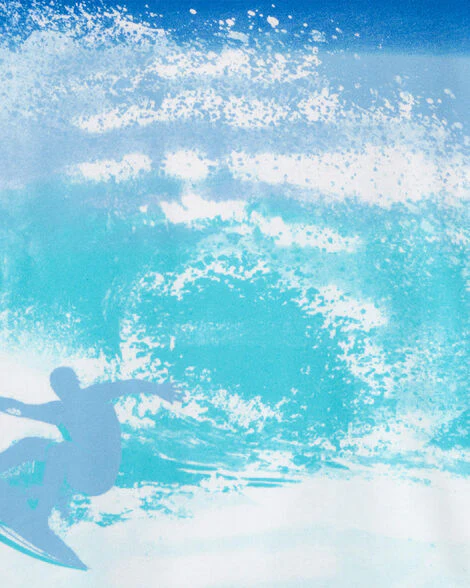 Oshkosh Kid Beach Print Ombre Tee