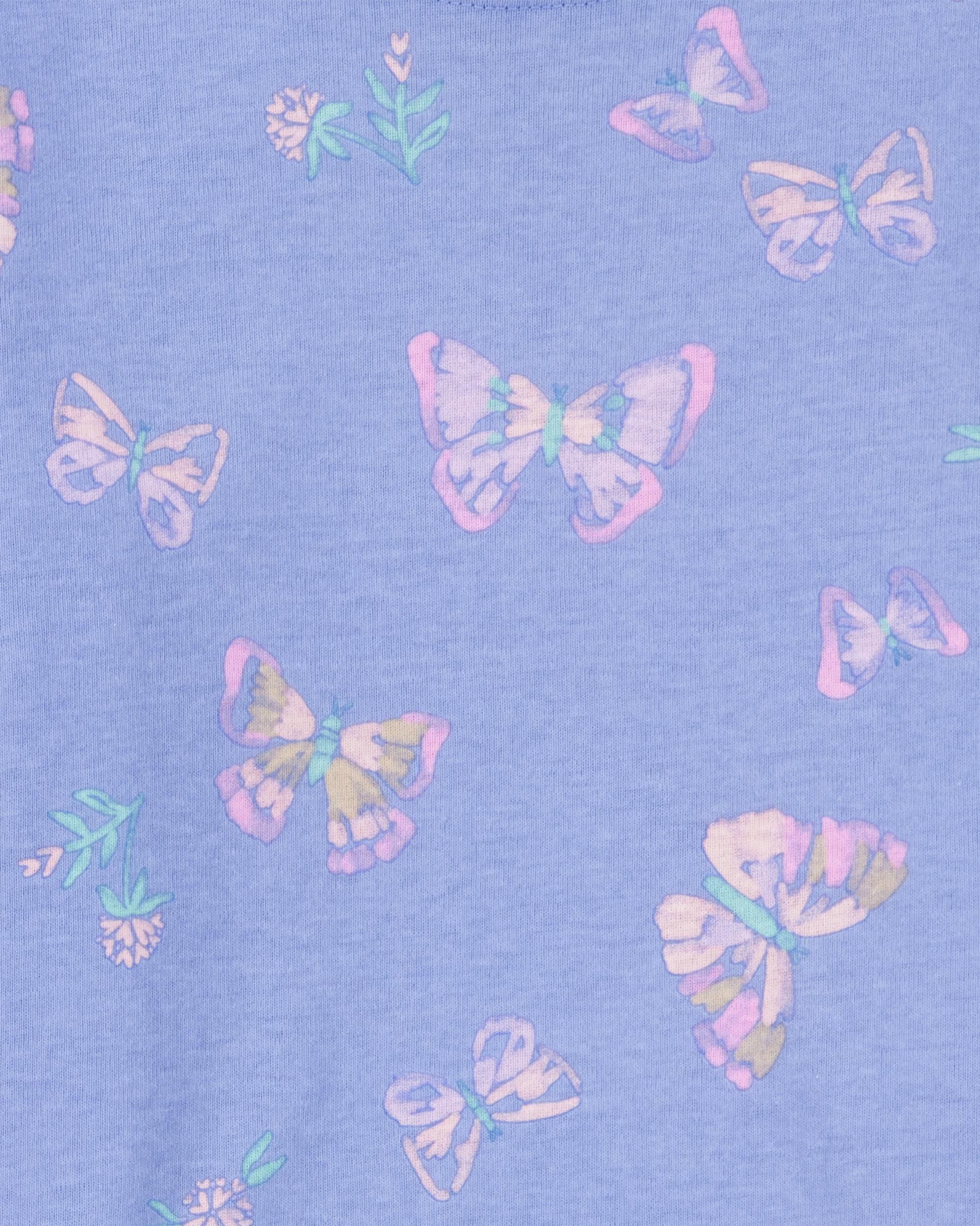 Carter's Toddler 4-Piece Snug Fit 100% Cotton Pajamas - Pink/Blue