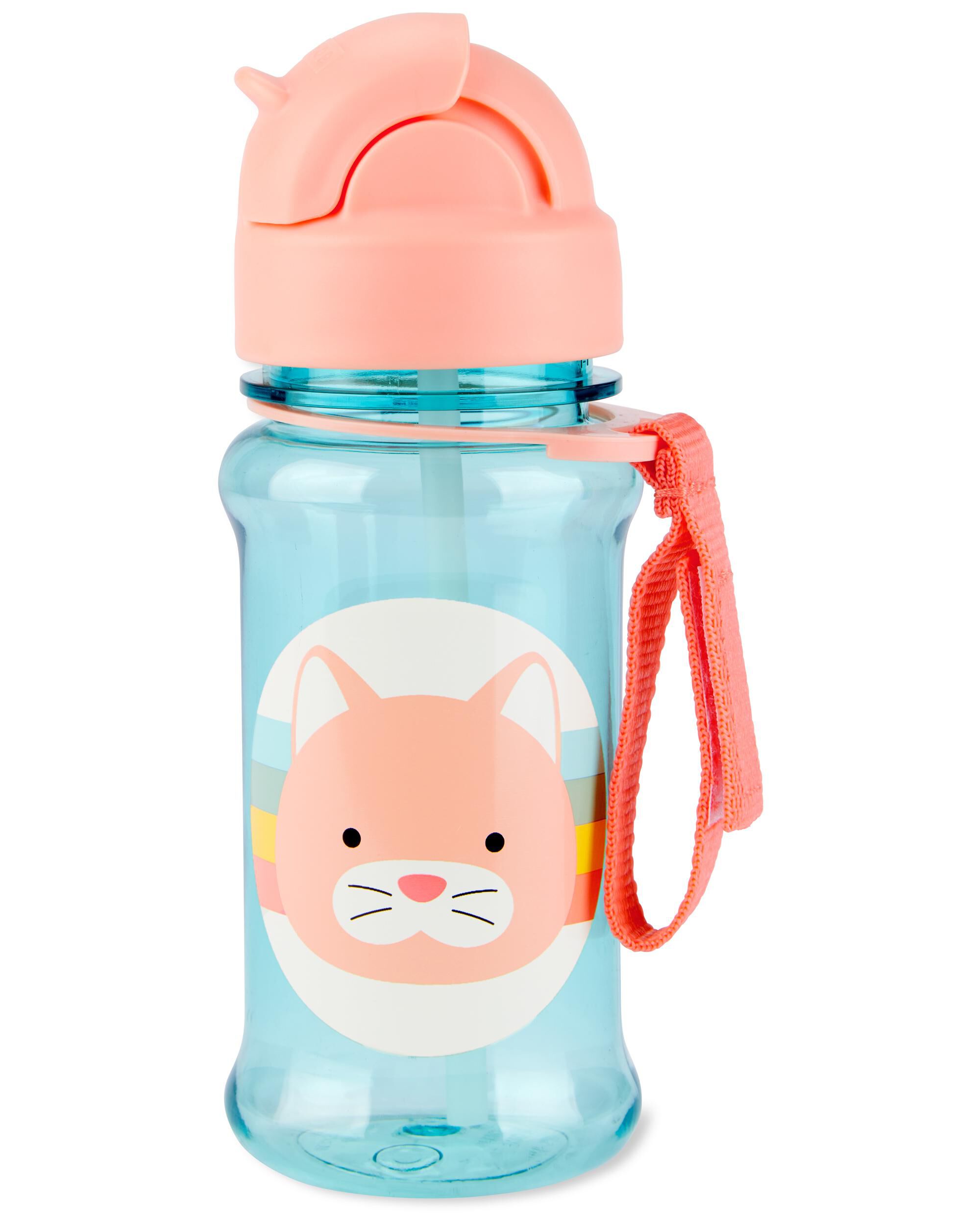 Carter's ZOO Straw Bottle With Tritan Renew - Cat