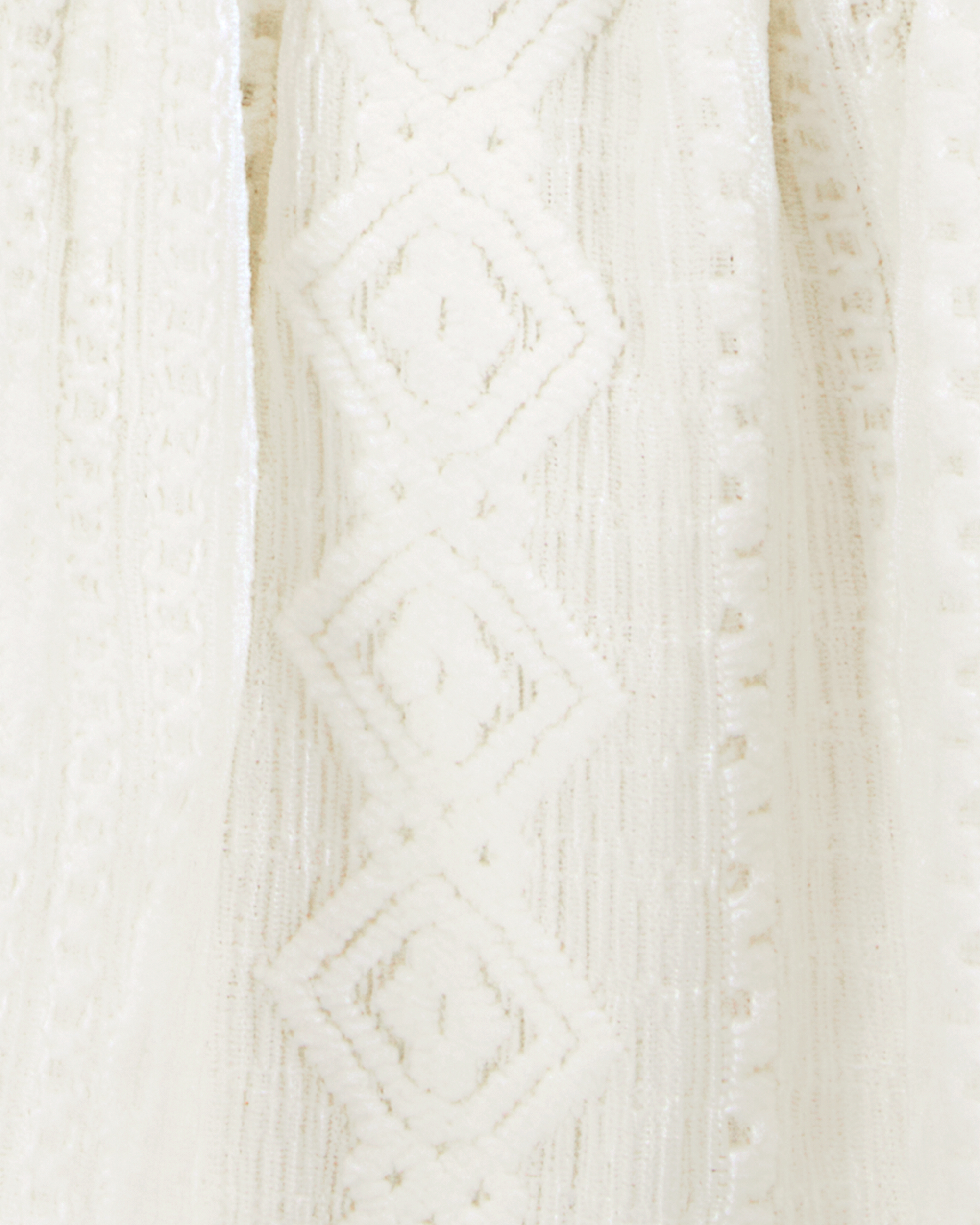 Carter's Kid 2-Piece Ruched Textured Tank & Pull-On Smocked Shorts Set -  Cream