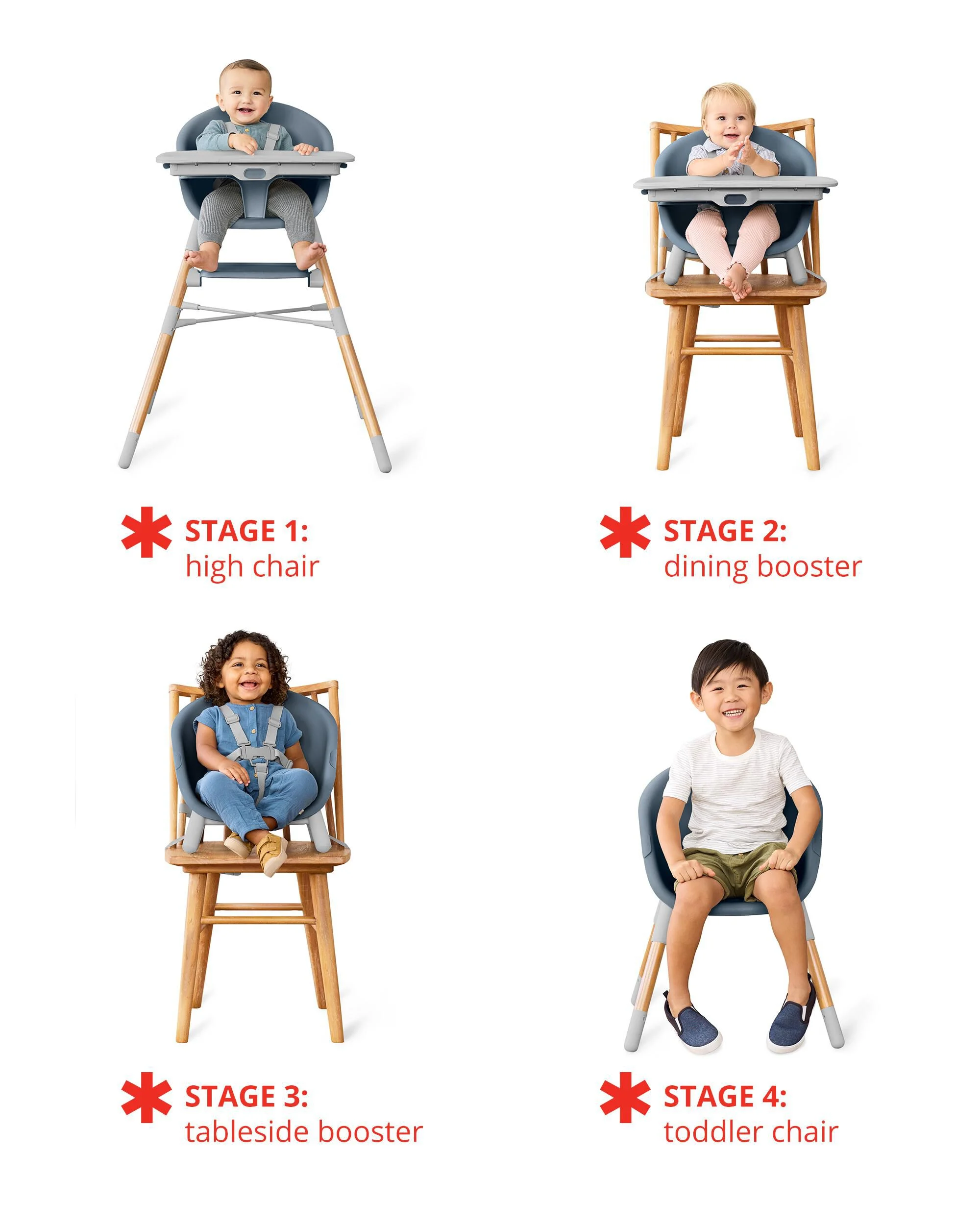 Carter's EON 4-in-1 High Chair - Slate Blue