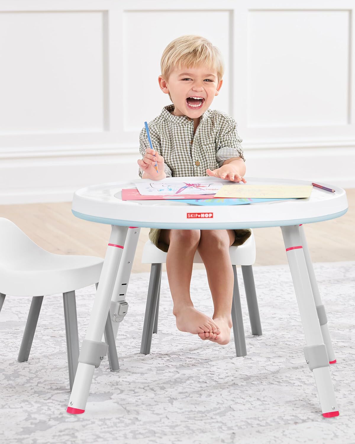 Carter's Silver Lining Cloud 3-in-1 Grow with Me Set with Activity Center & Toddler Chairs