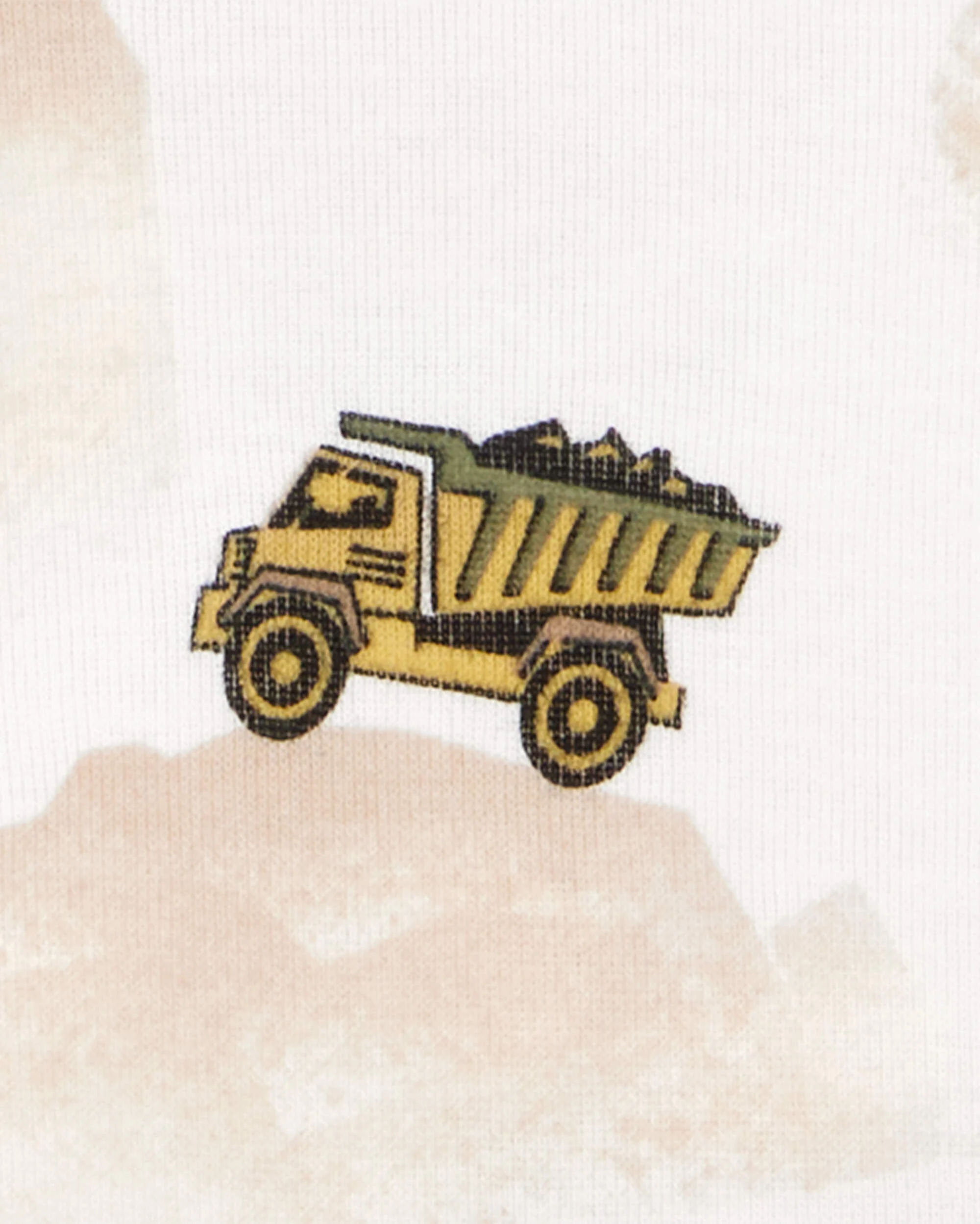 Carter's Toddler Construction Print Snug Fit Cotton 4-Piece Pajamas