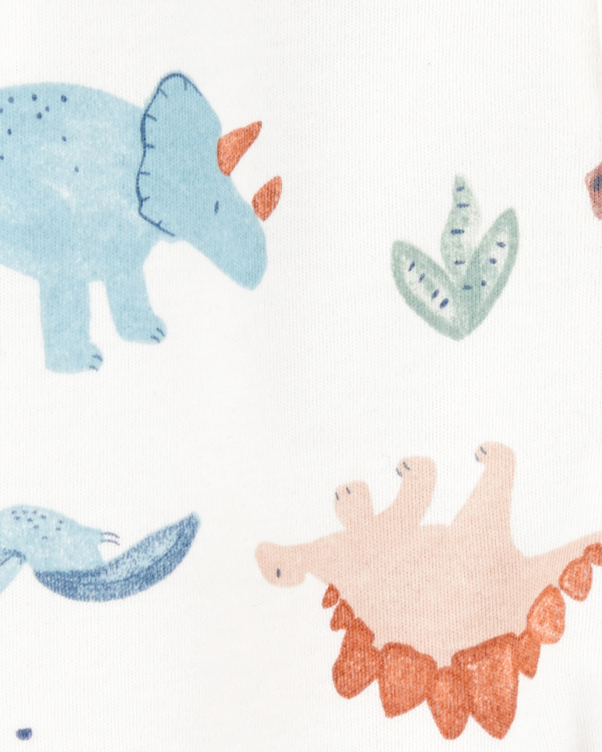 Carter's Baby Boy Dinosaur 2-Way Zip Cotton Sleep & Play Pajamas