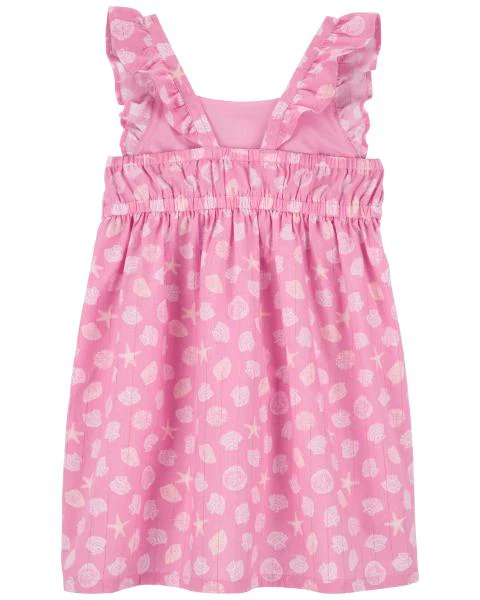 Oshkosh Toddler Girl Shell Print Dress