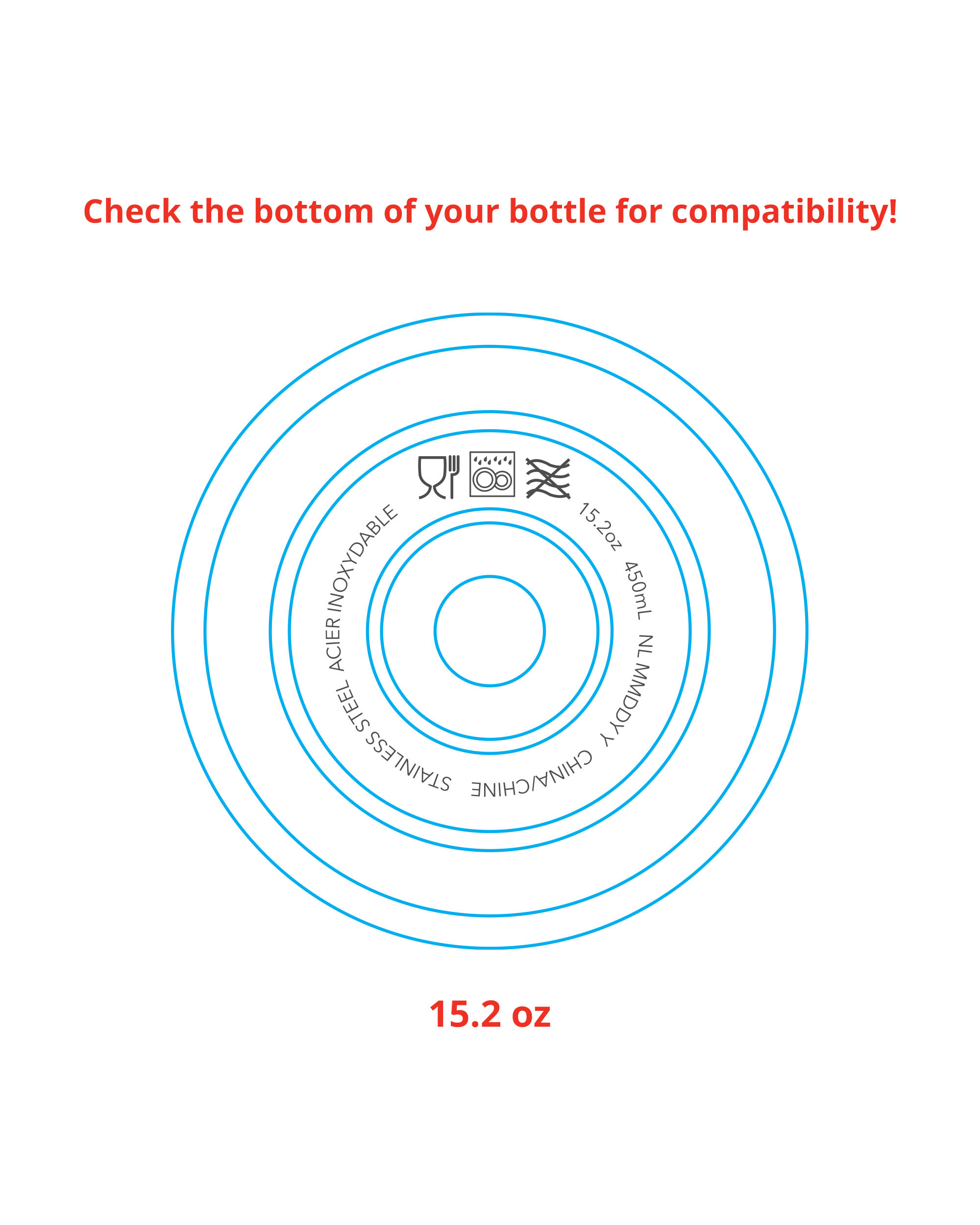 Carter's Wander Straw Bottle Extra Straws - 2-Pack