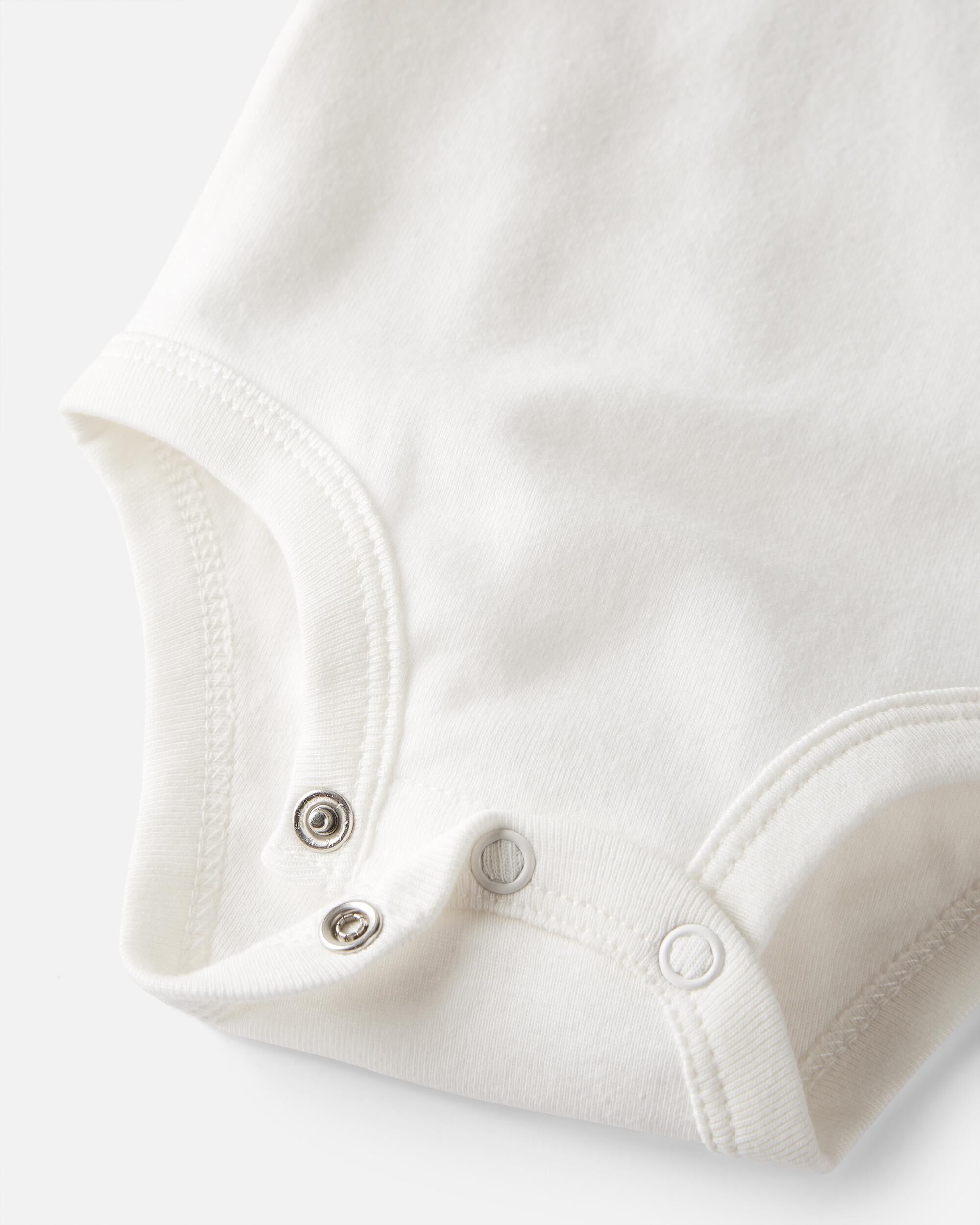 Carter's Baby 3-Pack Organic Cotton Rib Bodysuits