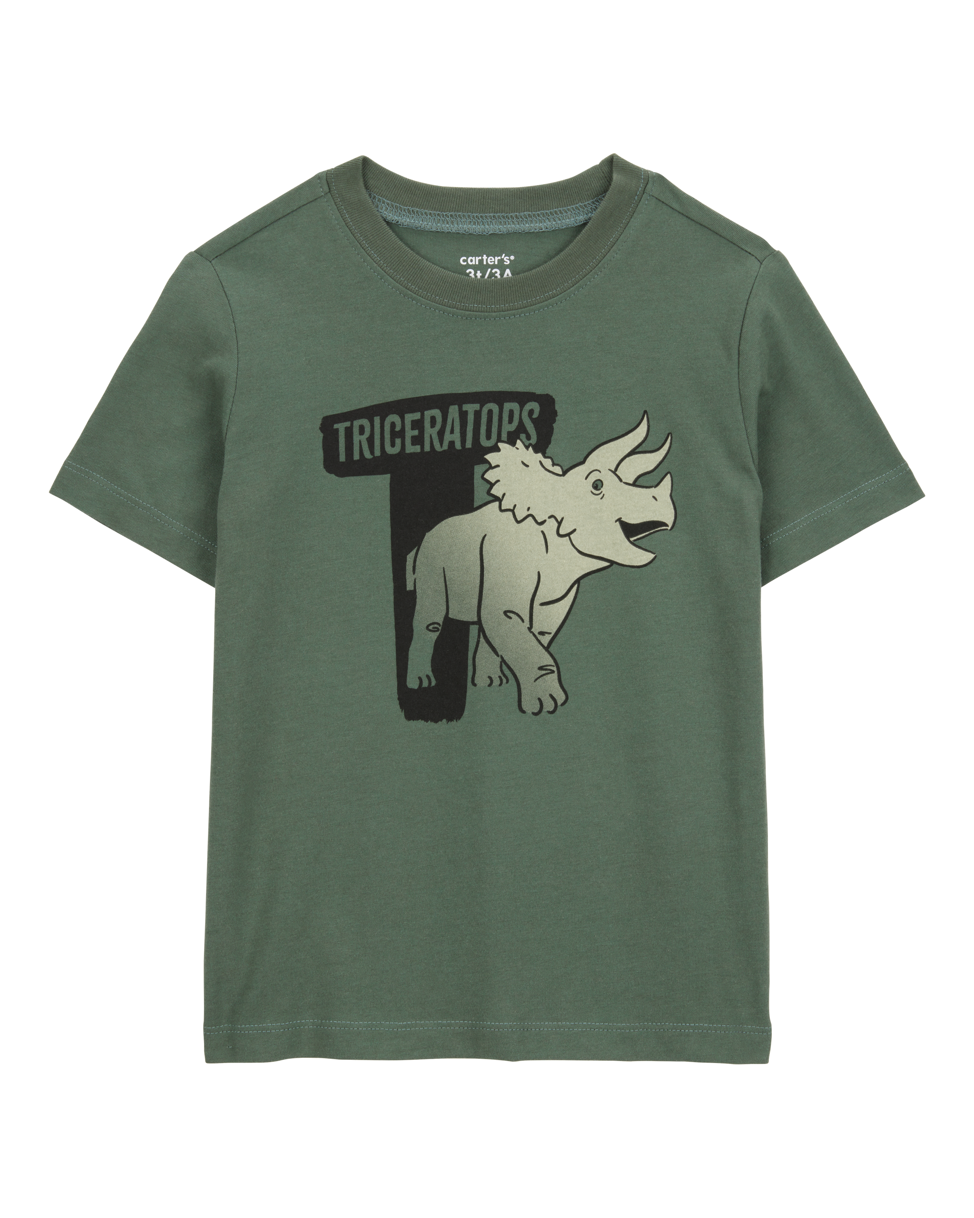 Carter's Toddler 2-Piece Dinosaur Tee & French Terry Shorts Set