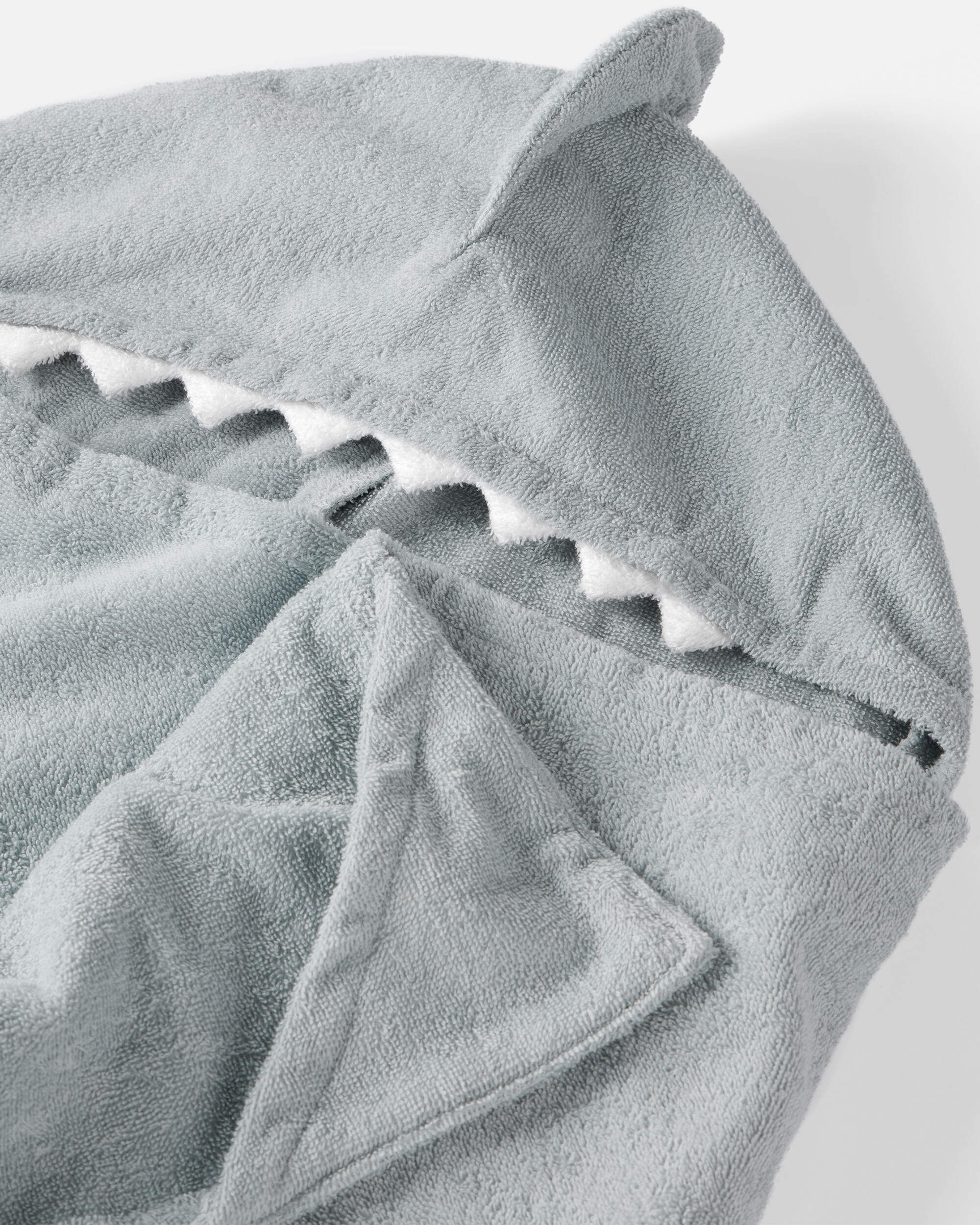 Carter's Toddler Organic Terry Cotton Shark Towel