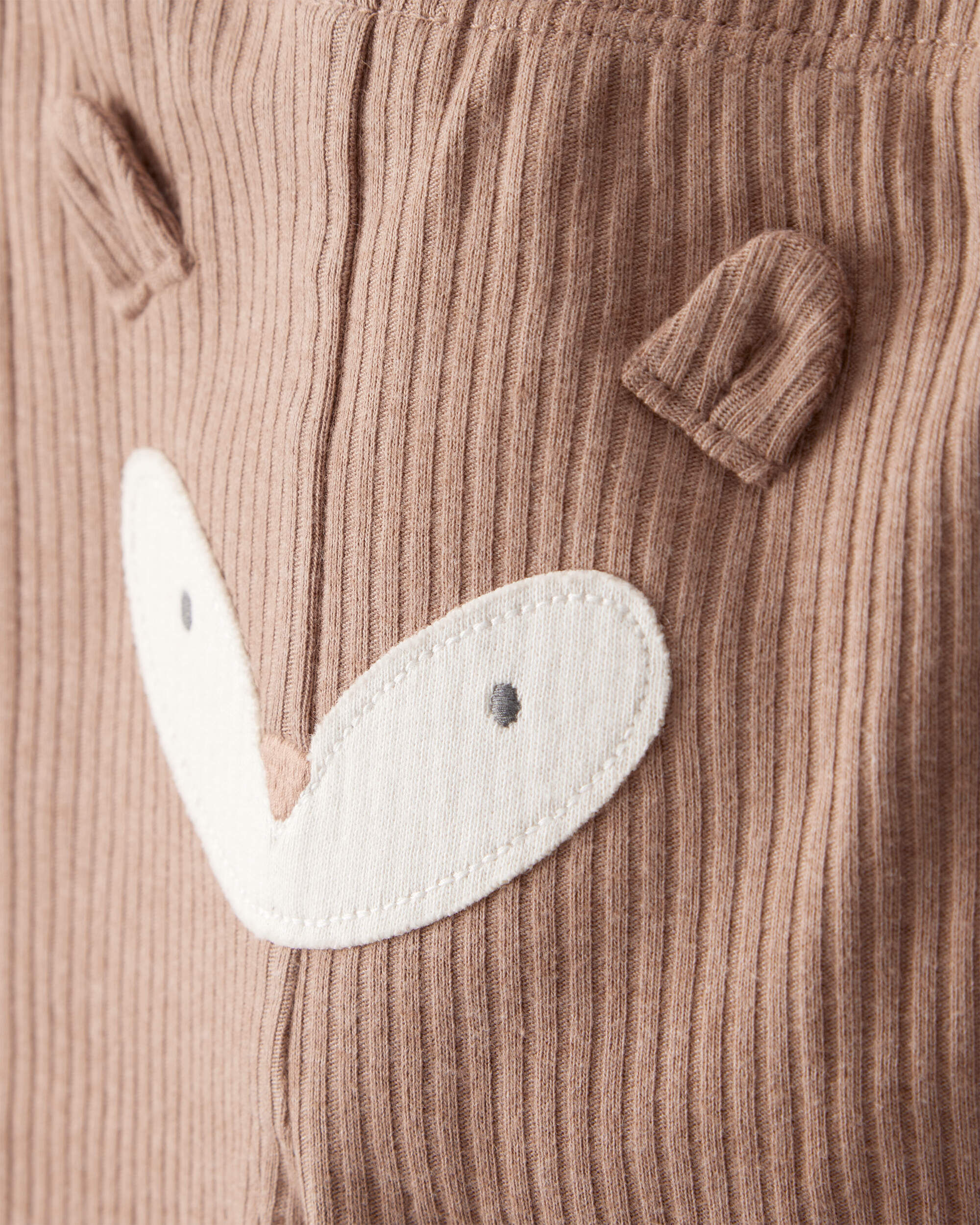 Carter's Baby Boy 3-Piece Fox Print Long-Sleeve Bodysuits & Pant Set - White/Brown