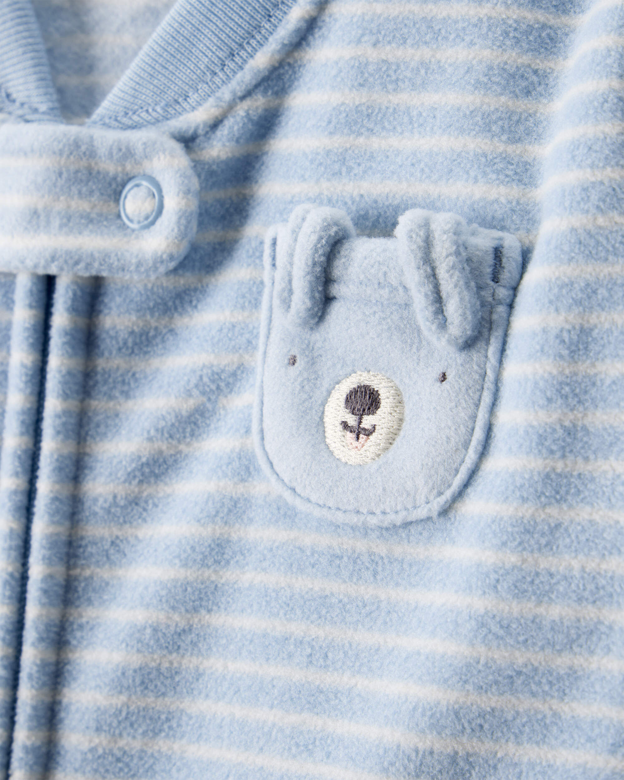 Carter's Baby Dog Loose Fit Long-Sleeve Wearable Blanket - Blue