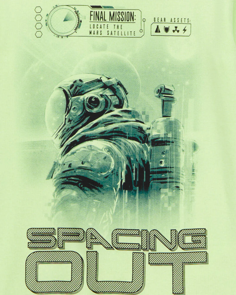 Carter's Kid Space Print Snug Fit 4-Piece Pyjamas