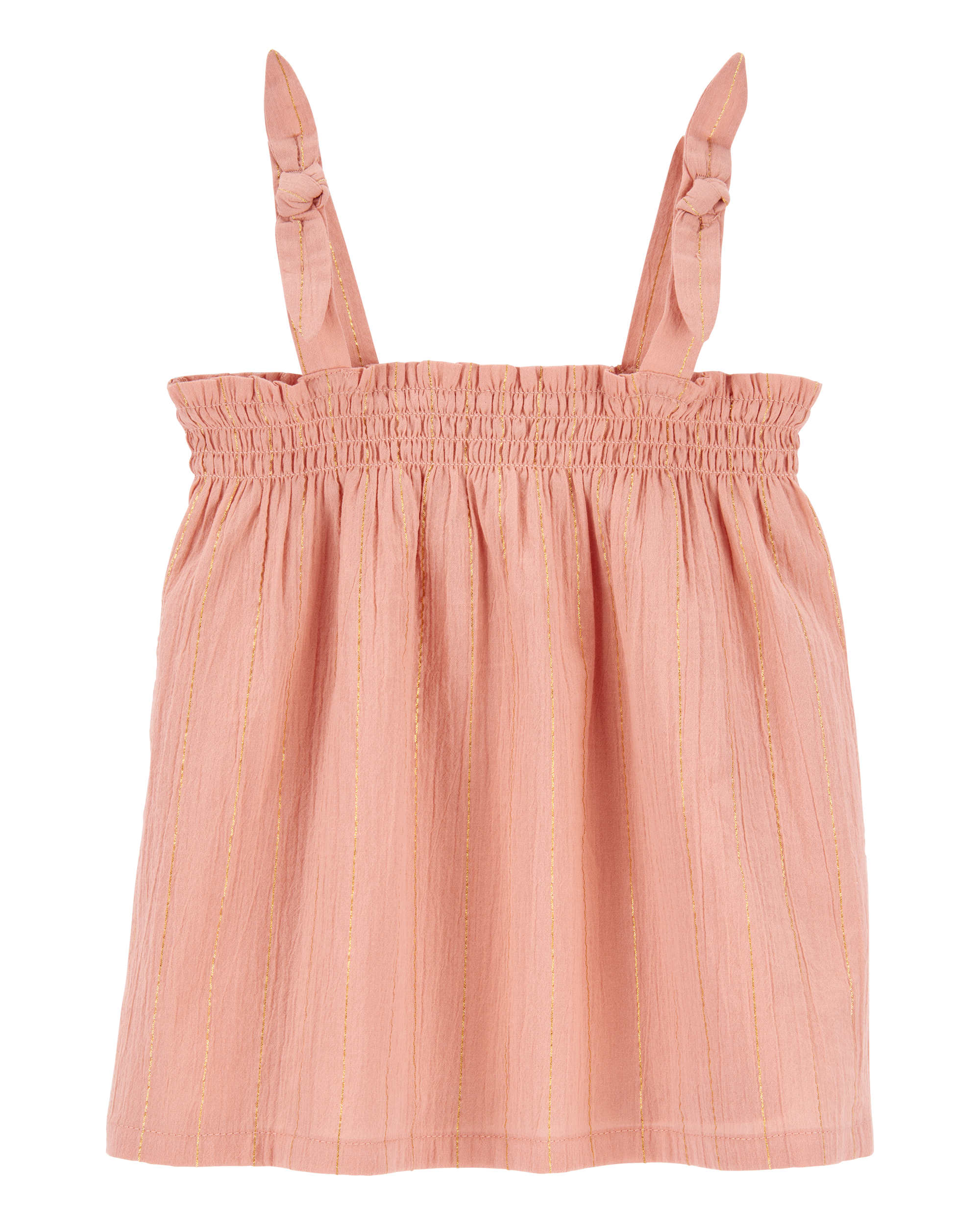 Carter's Baby 2-Piece Boho Chic Gauze Tank & Pull-On Woven Shorts Set - Orange