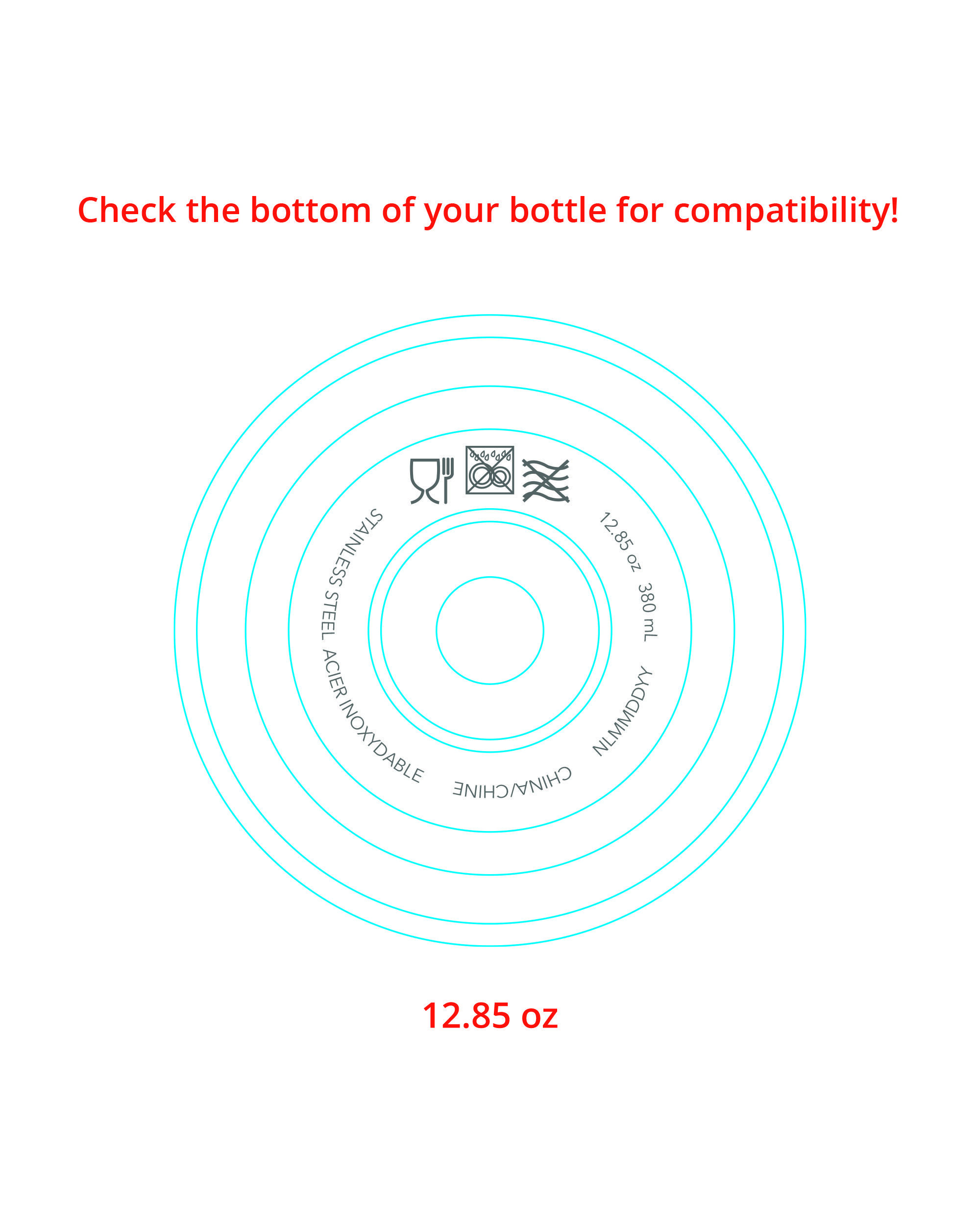 Carter's Stainless Steel Canteen Bottle Extra Straws - 2-Pack