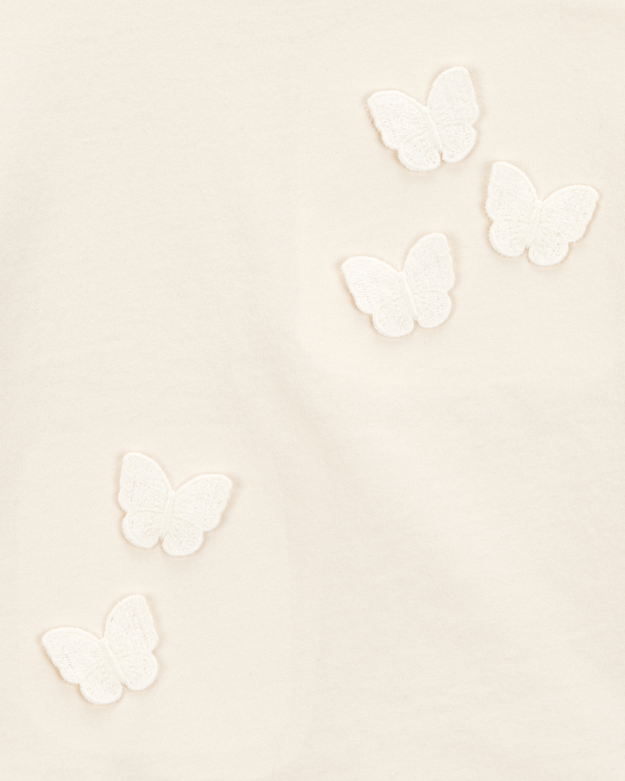 Carter's Baby 2-Piece Butterfly Short-Sleeve Top & Crochet Skort Set - Pink/Ivory