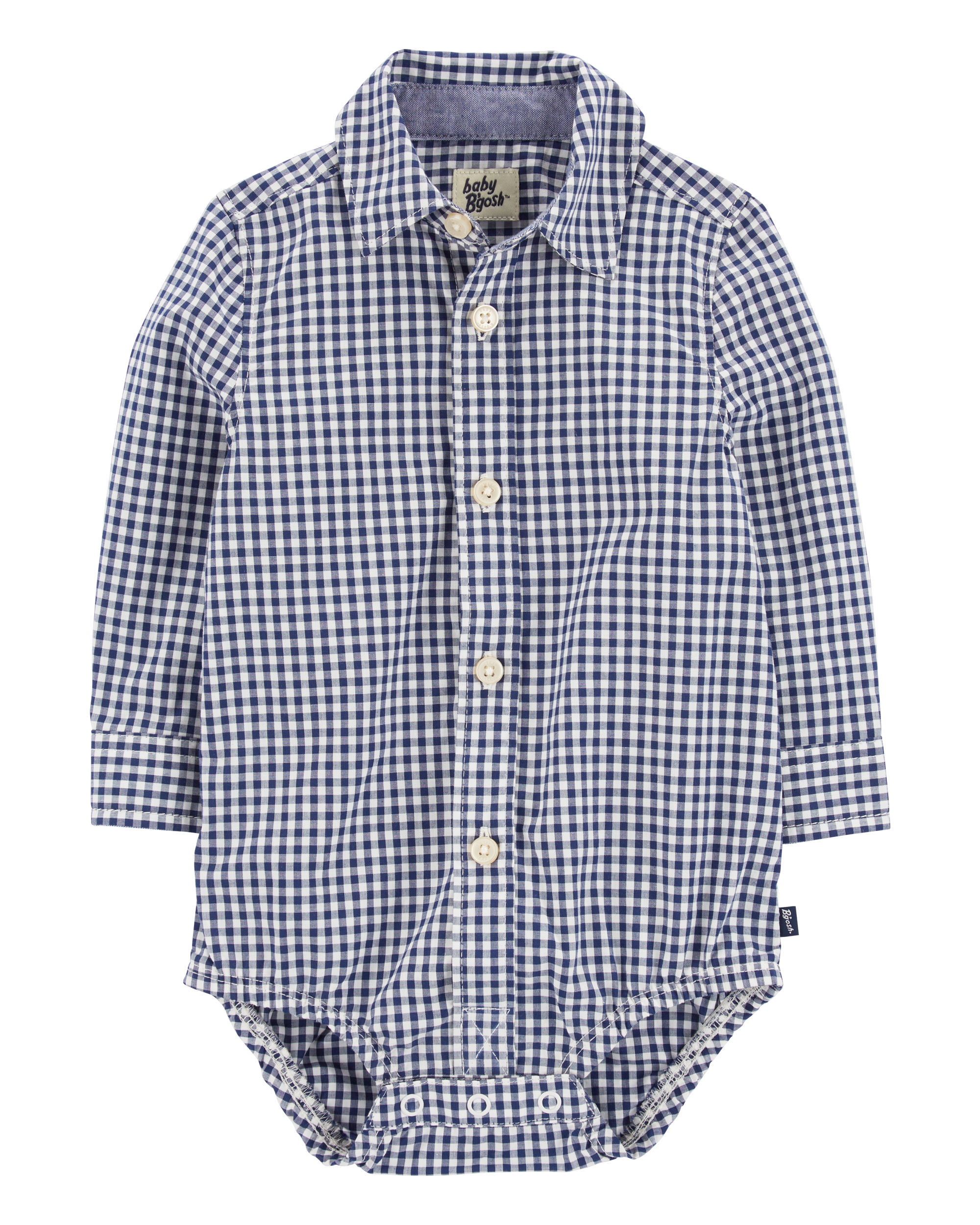 Carter's Baby Gingham Print Button-Front Bodysuit