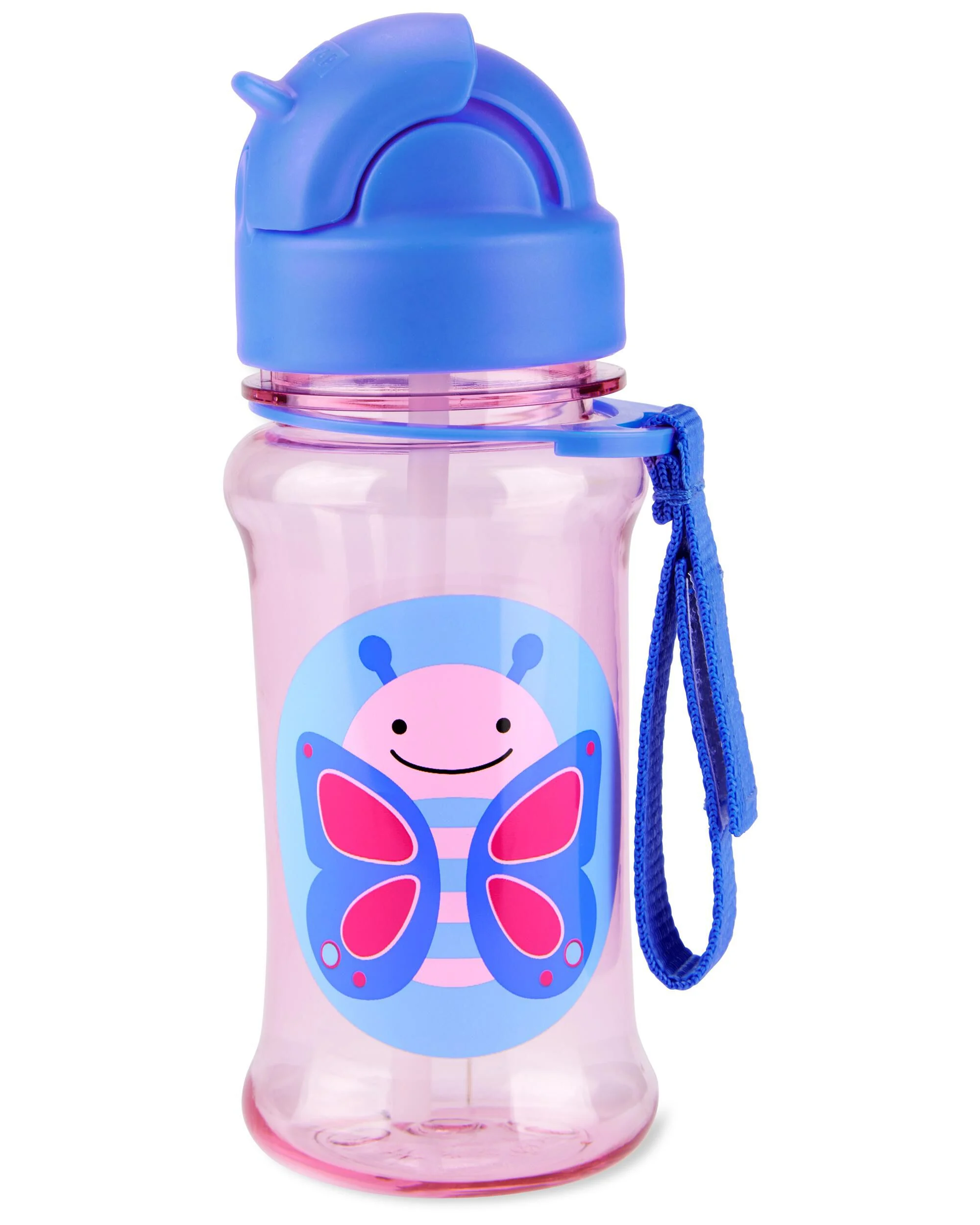 Carter's ZOO Straw Bottle With Tritan Renew - Butterfly