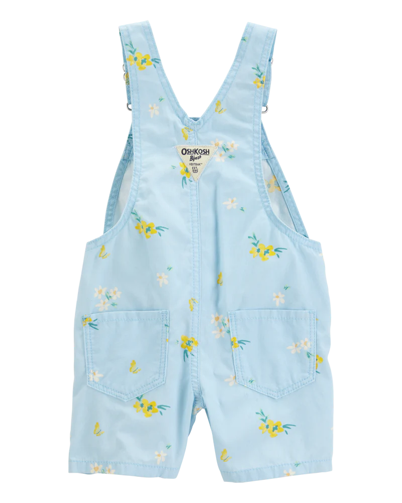 Oshkosh Toddler Floral Striped Shortall