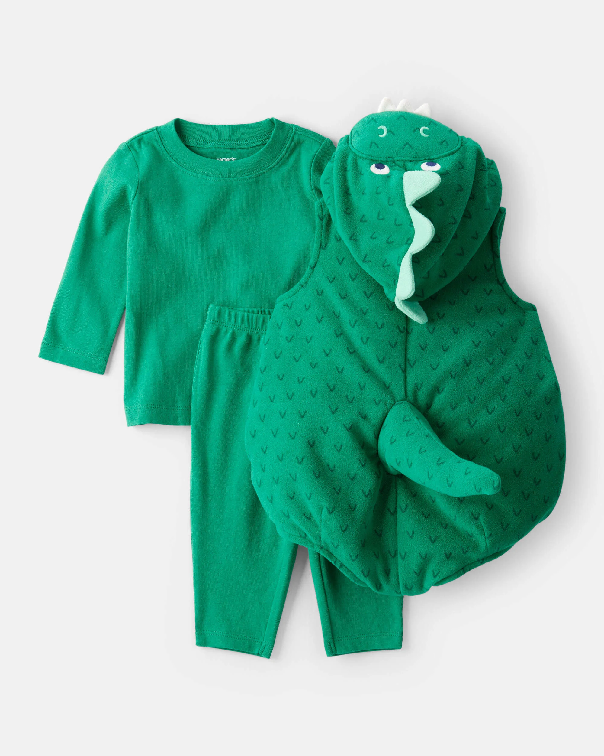 Carter's Baby 3-Piece Dinosaur Halloween Costume - Green