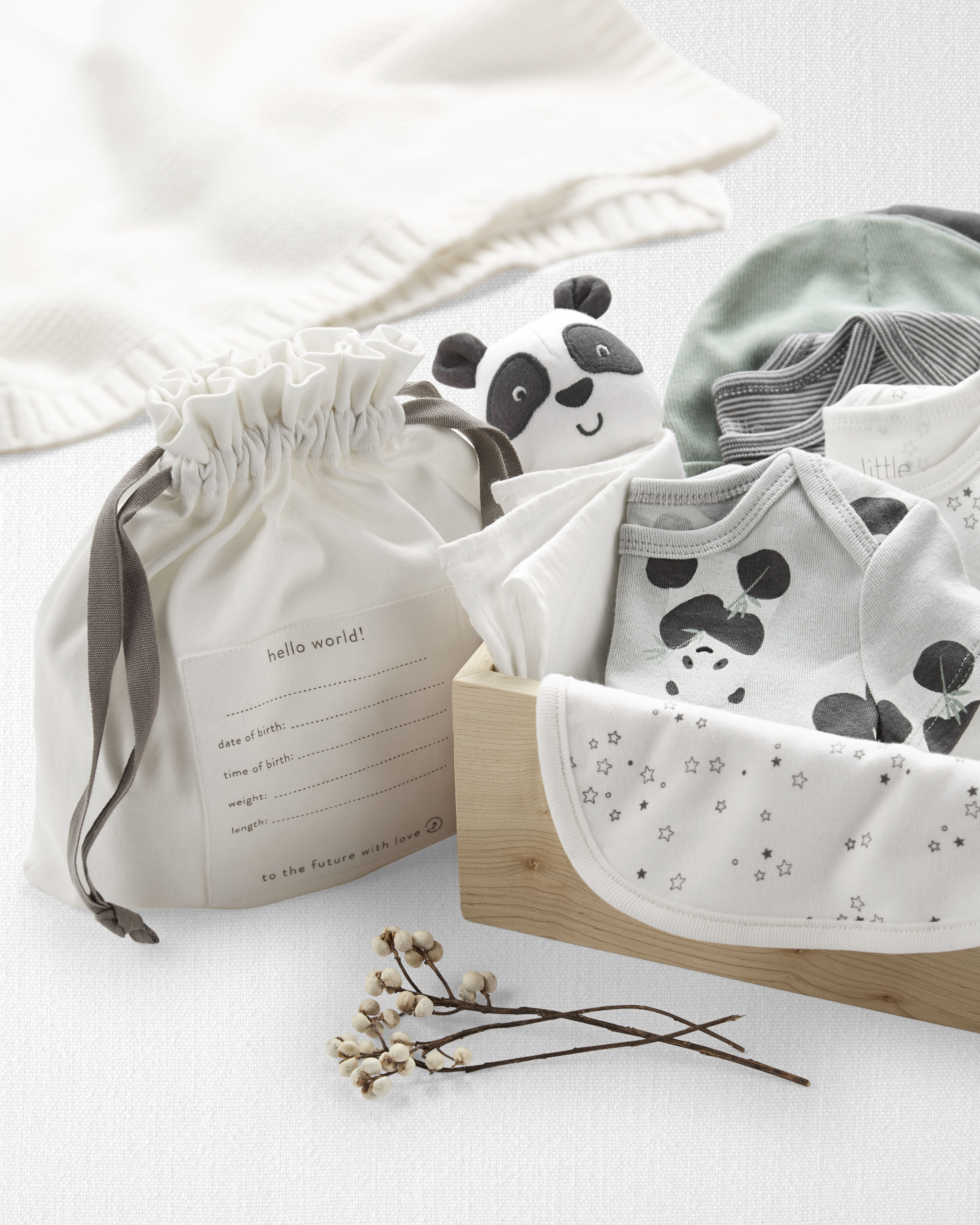 Carter's Baby Organic Cotton Coming Home Bag