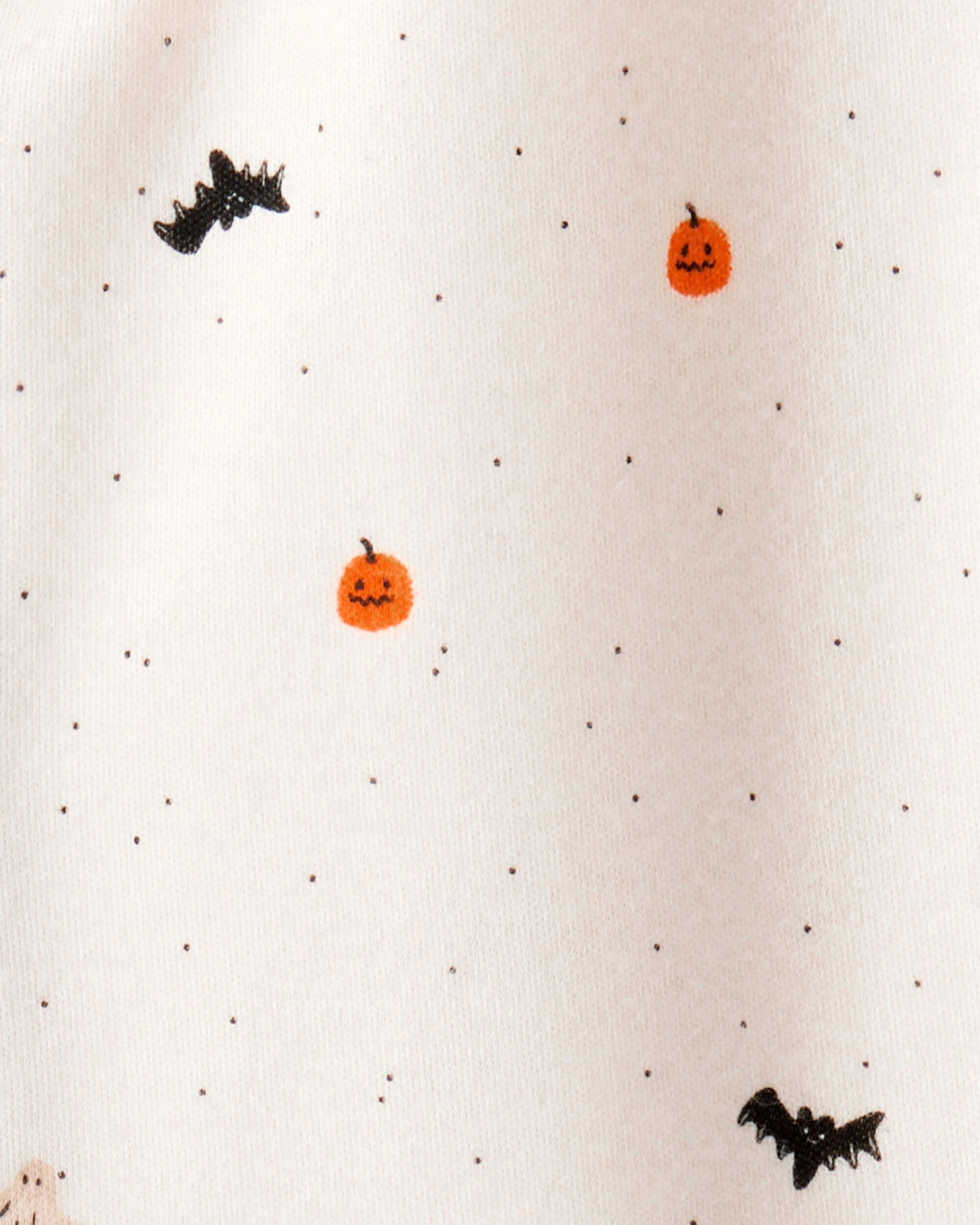 Carter's Baby Halloween 2-Way Zip Cotton Sleep & Play Pajamas - Ivory