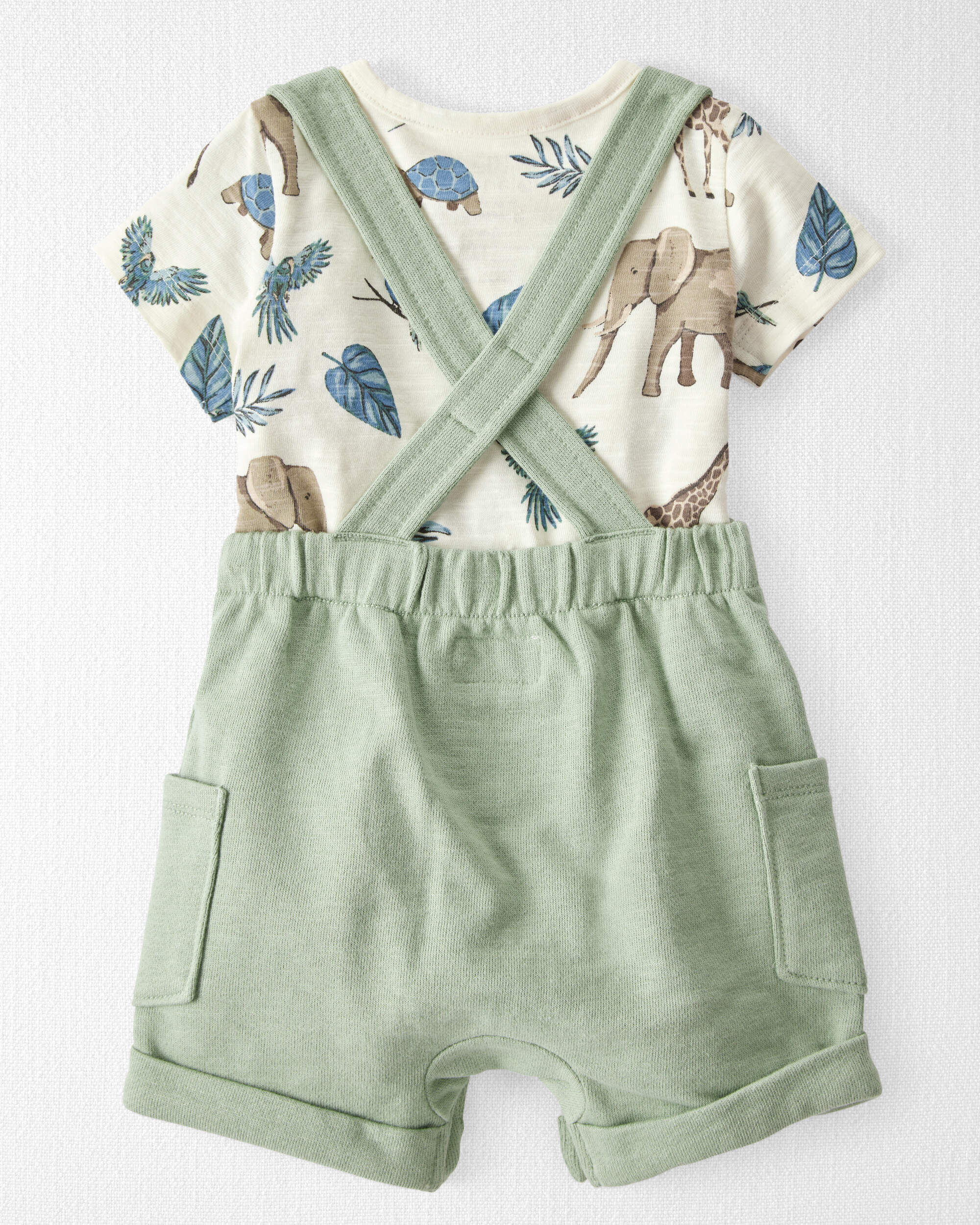 Carter's Baby 2-Piece Organic Cotton Shortall Set