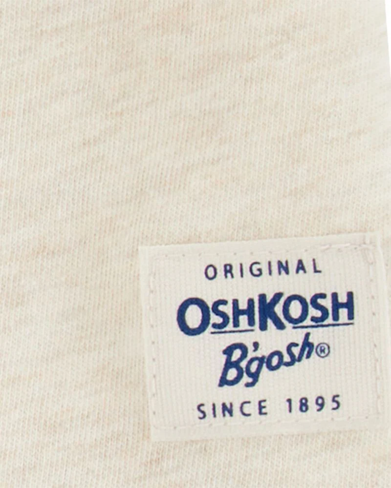 Oshkosh Toddler Pocket Henley Tee - Cream