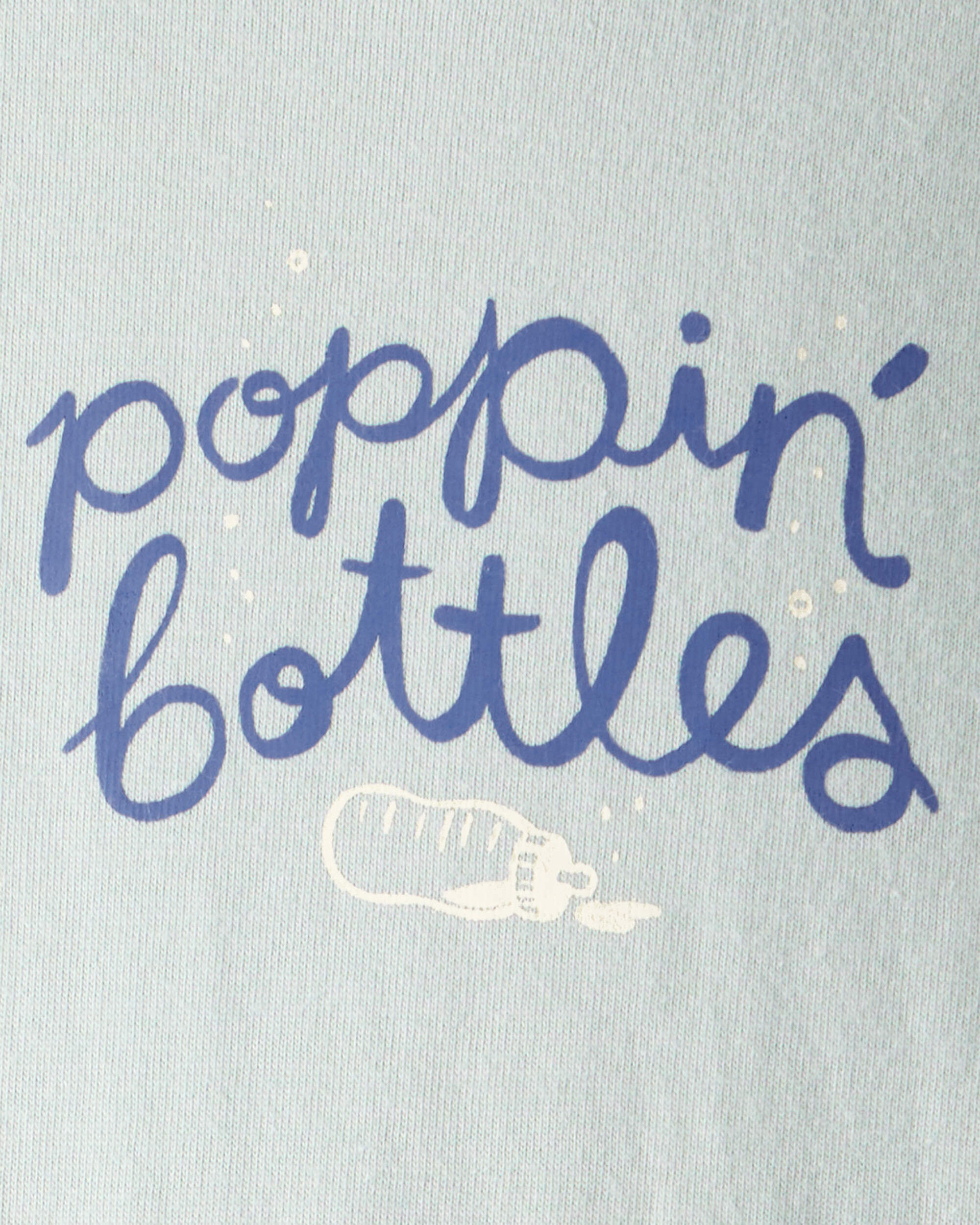 Carter's Baby Cotton Long-Sleeve Graphic Bodysuit - Blue