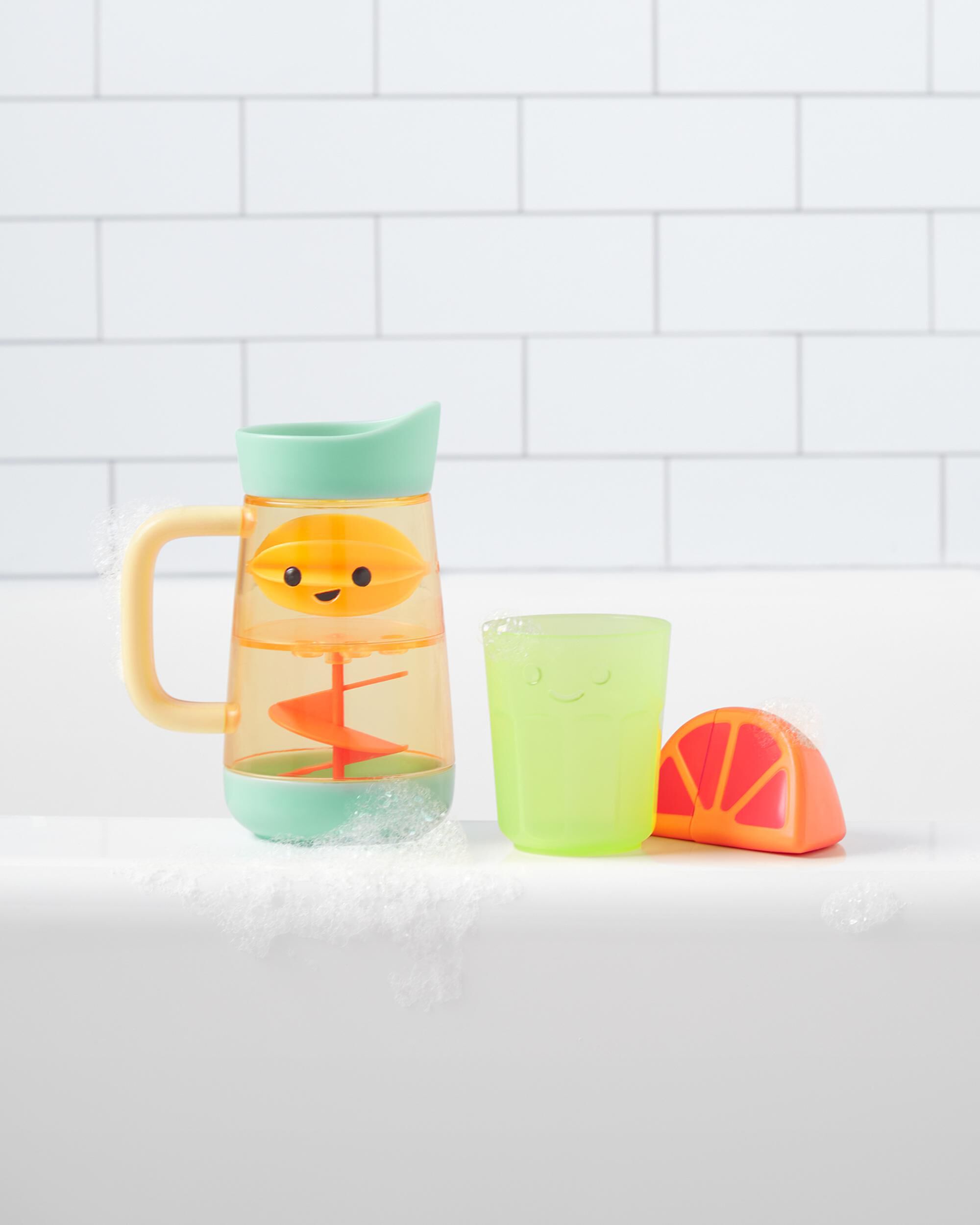 Carter's Tub-to-Table Caf- Swirl & Splash Lemonade Bath Toy Set