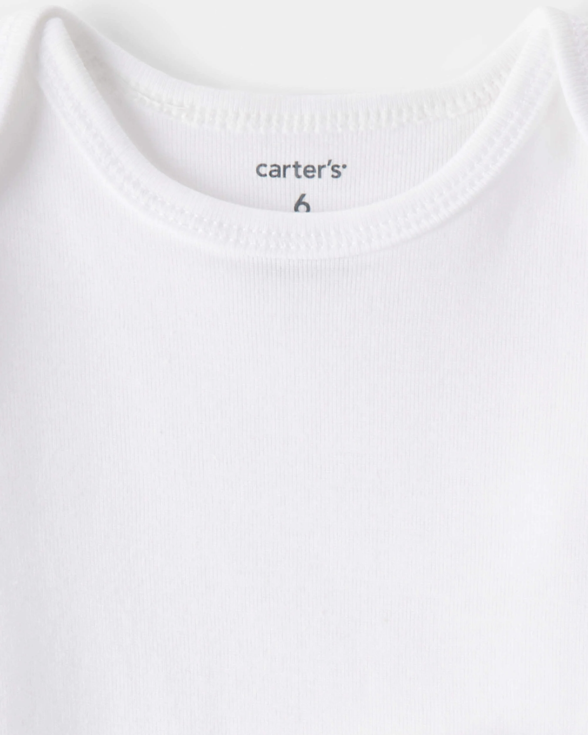 Carter's Baby 10-Pack Short Sleeve Cotton Bodysuits - White