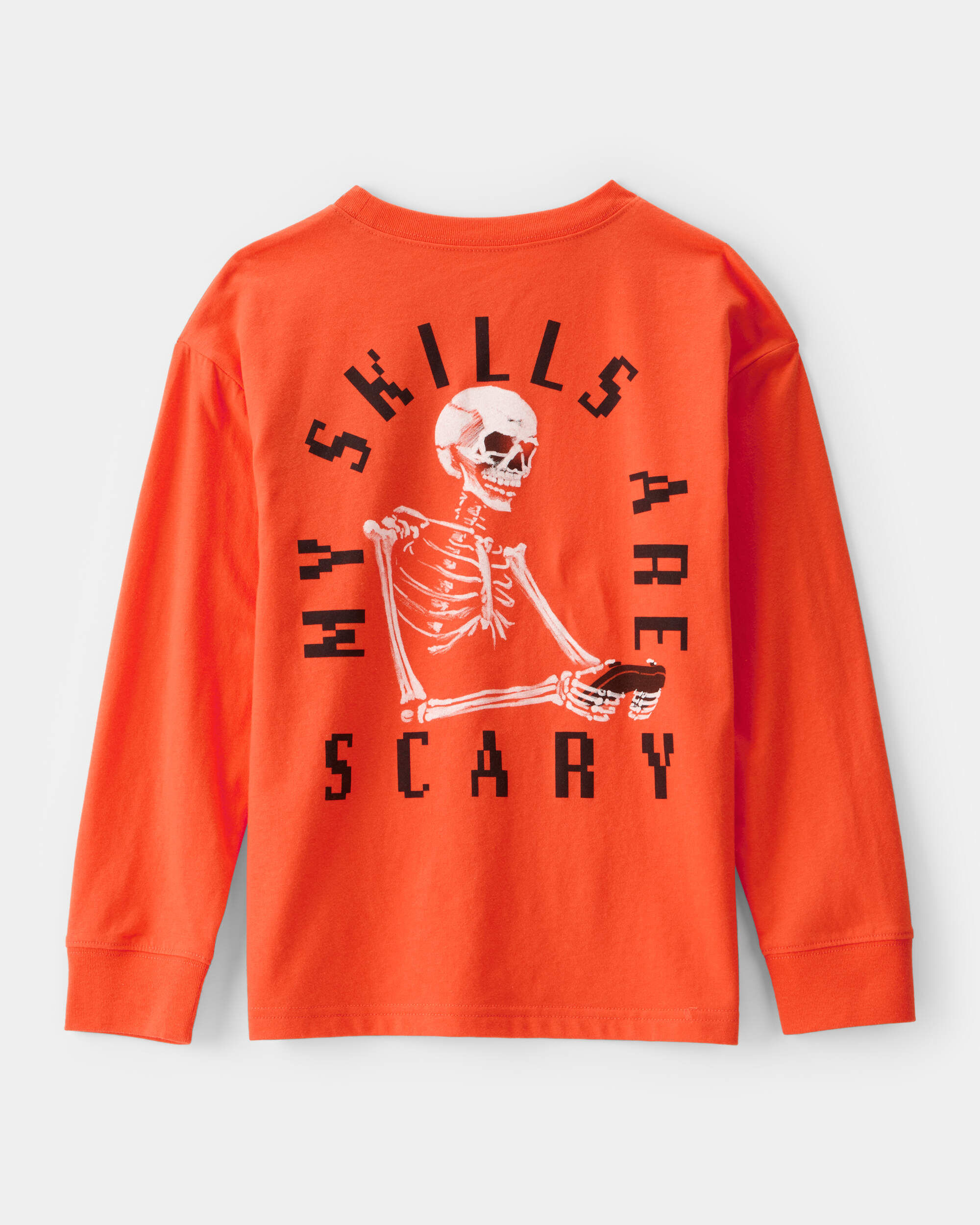 Carter's Kid Halloween Video Game Long-Sleeve Graphic Tee - Orange