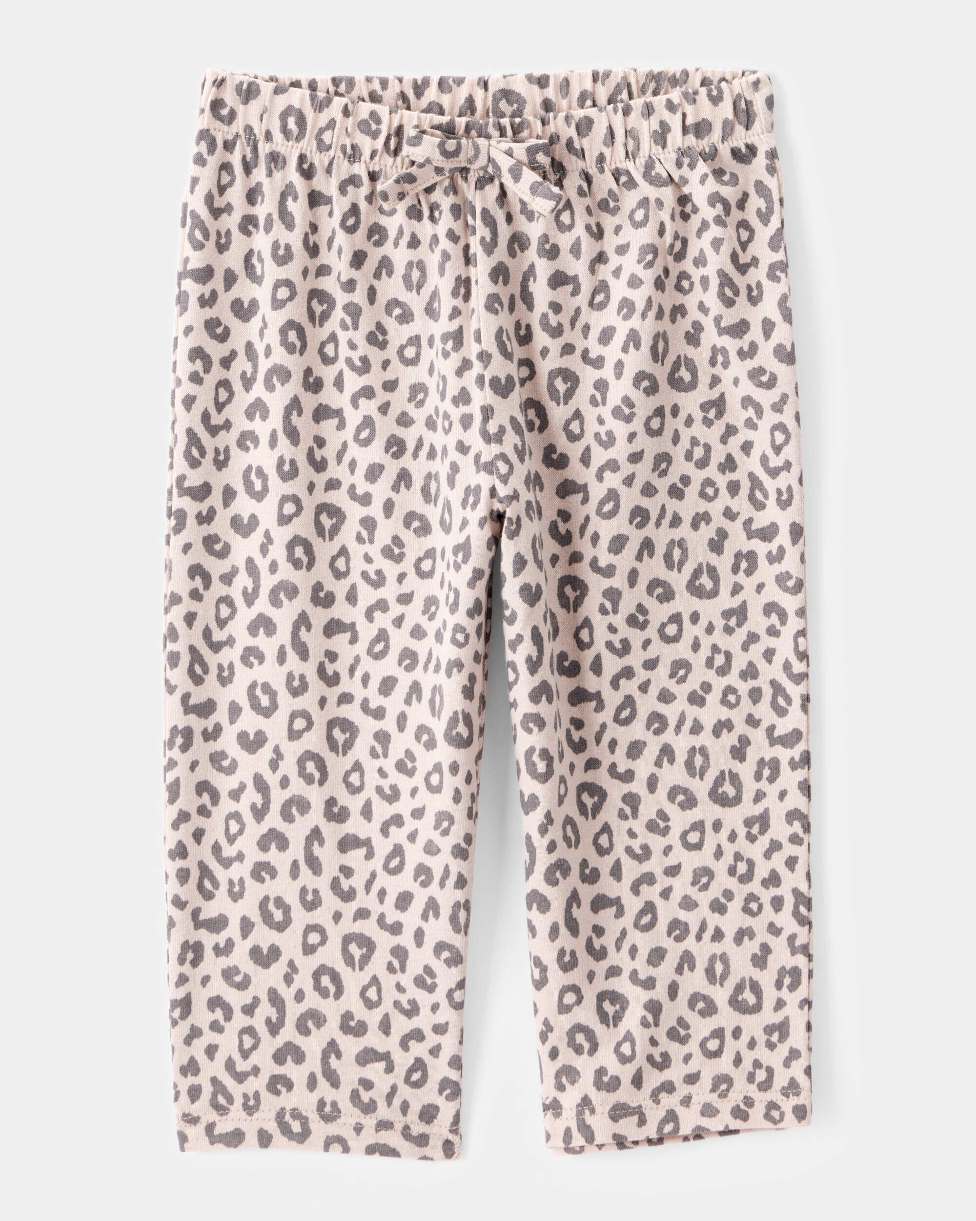Carter's Baby 2-Piece Long-Sleeve Bodysuit & Pull-On Leopard Pants