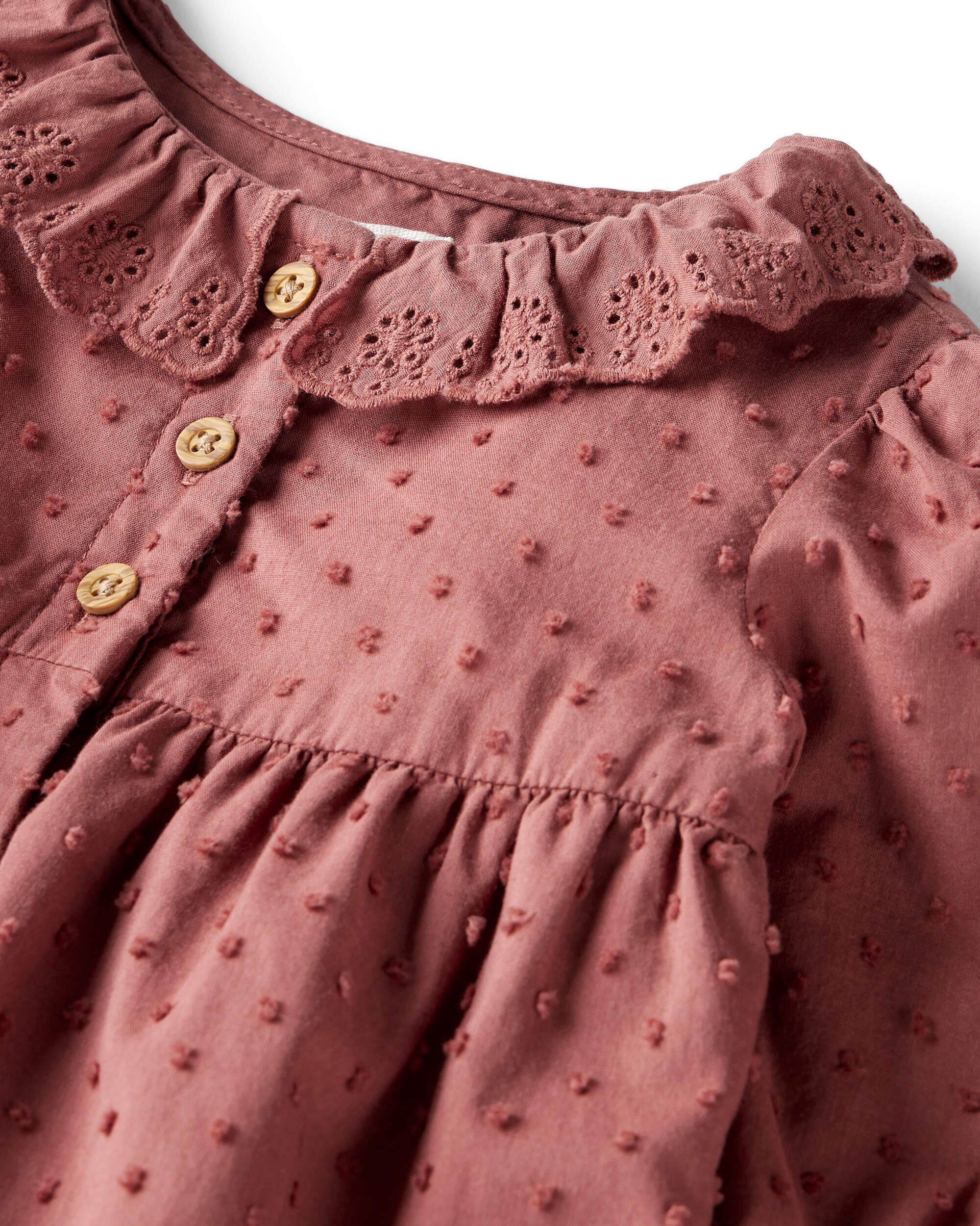 Carter's Baby Girl Organic Cotton Prairie Bubble