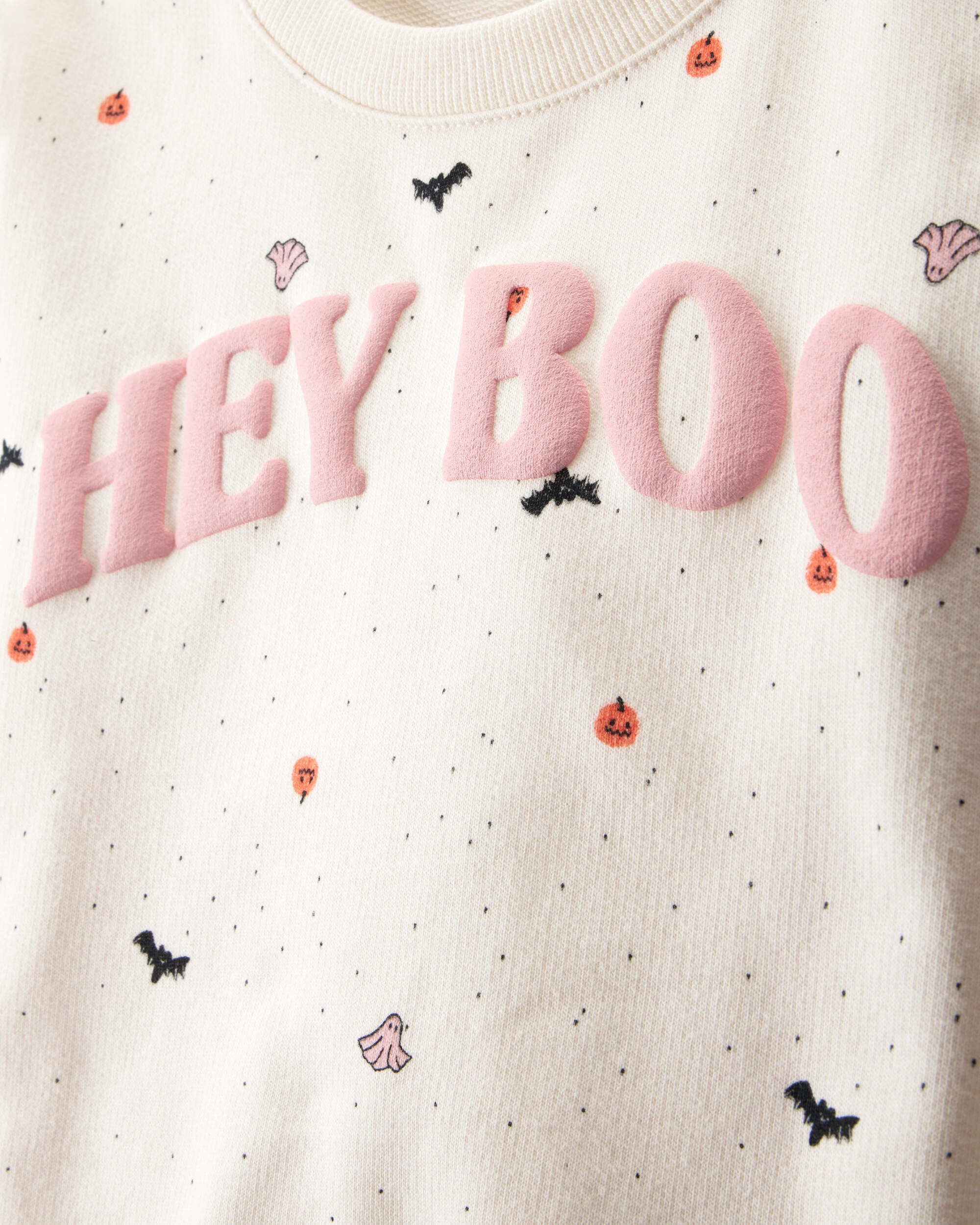 Carter's Toddler 2-Piece Hey Boo Halloween Outfit Set - Cream