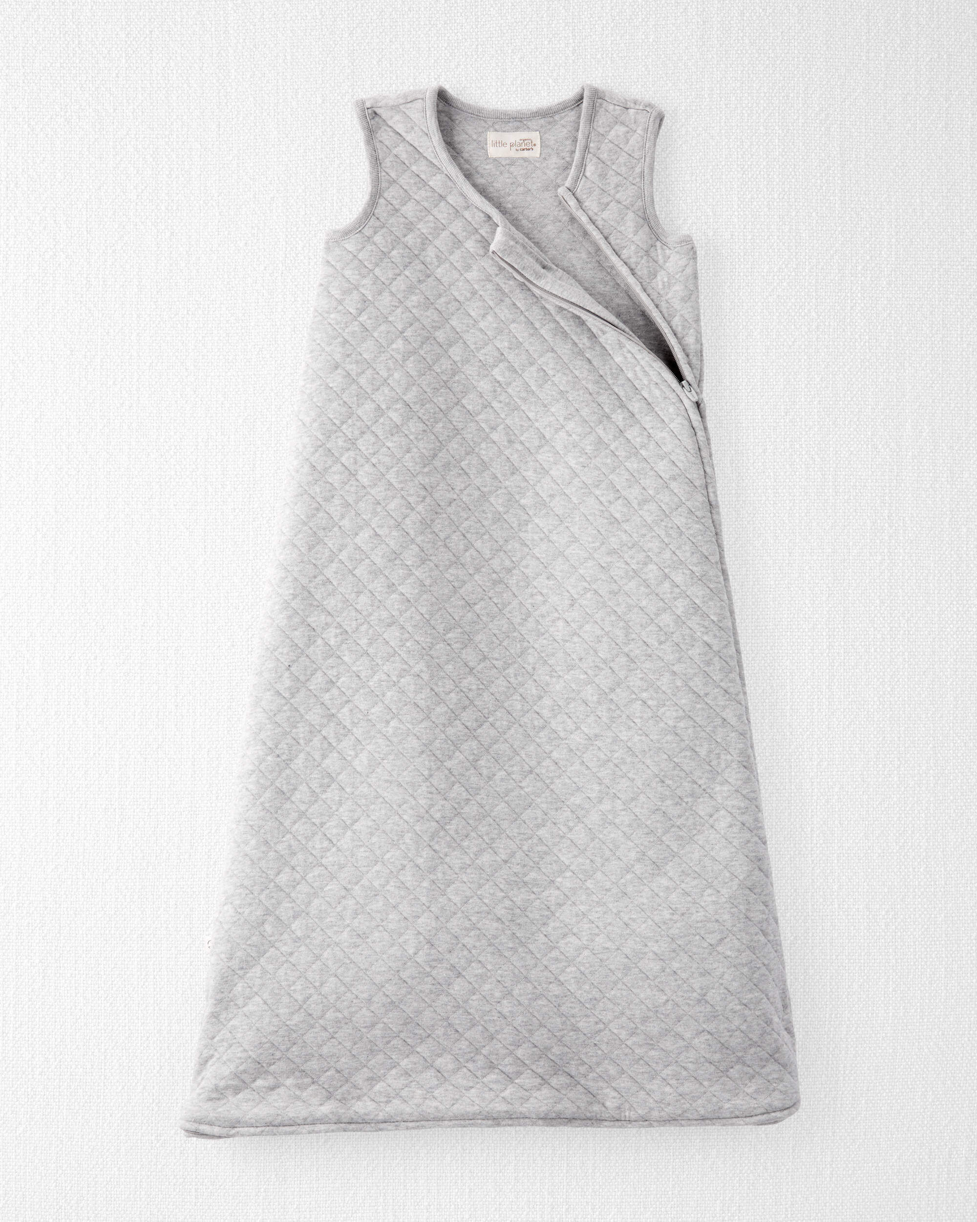 Carter's Baby Doubleknit Zip Wearable Blanket Made with Organic Cotton