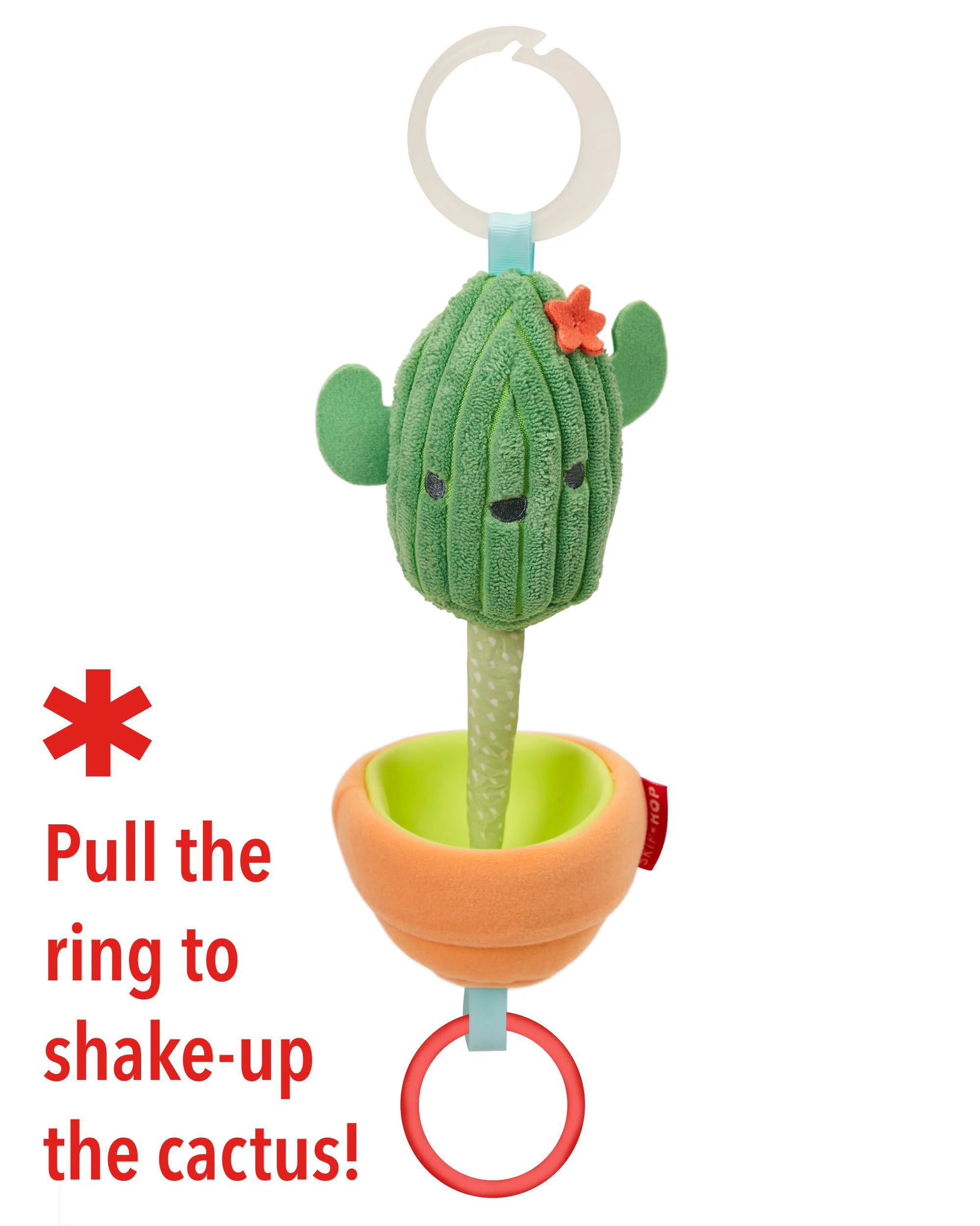 Carter's Baby Farmstand Jitter Cactus Stroller Toy
