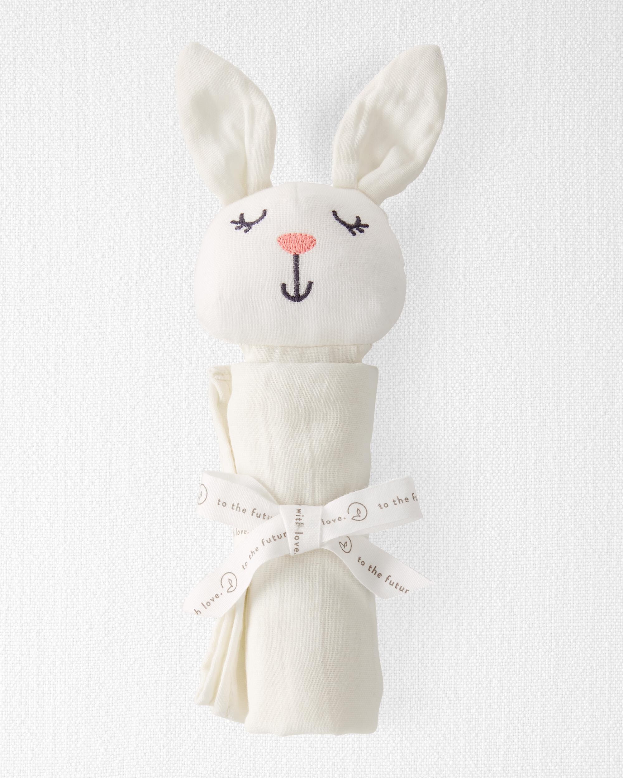 Carter's Baby Organic Cotton Muslin Bunny Lovey