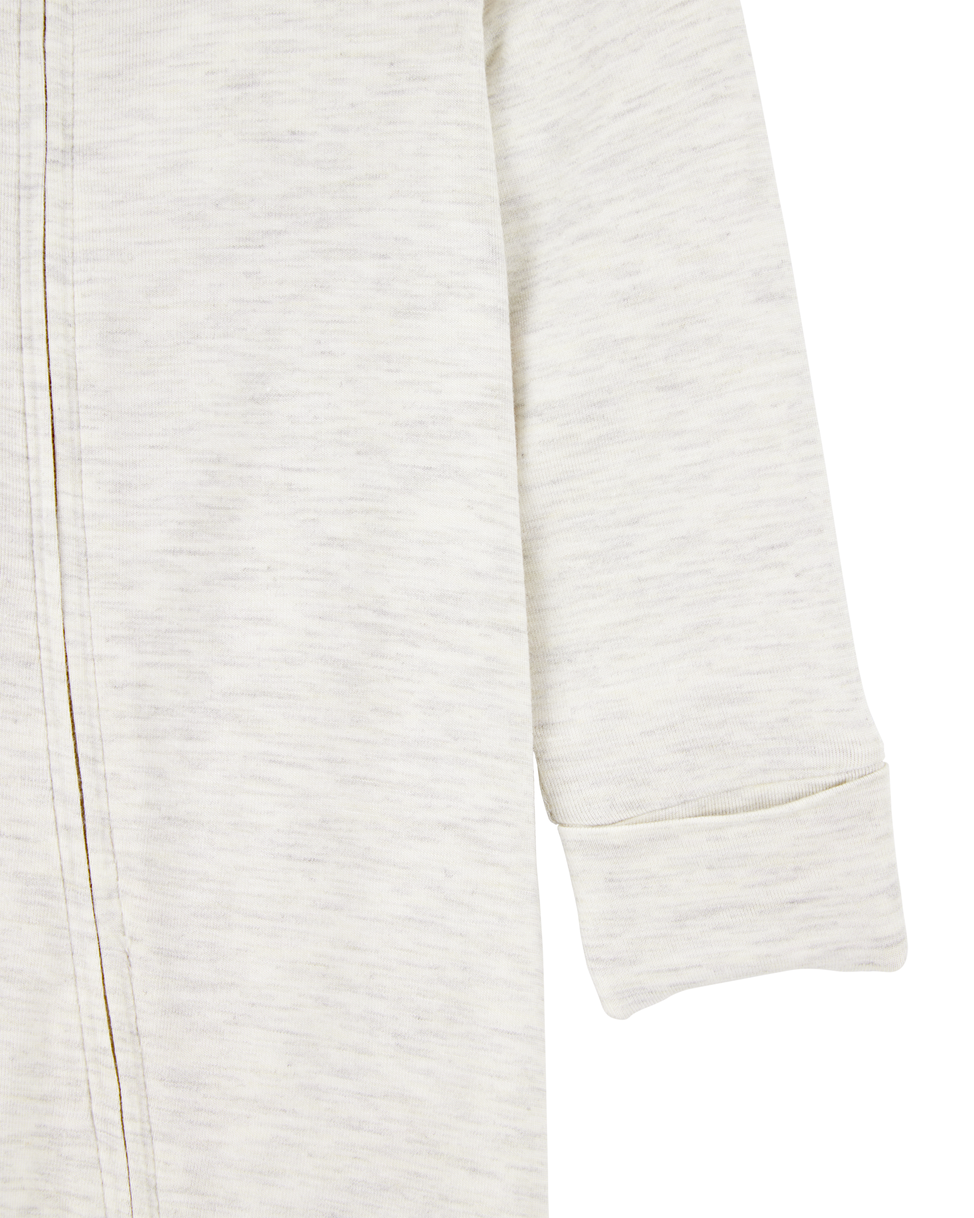 Carter's Baby Solid 2-Way Zip PurelySoft Sleep & Play Pajamas - Grey