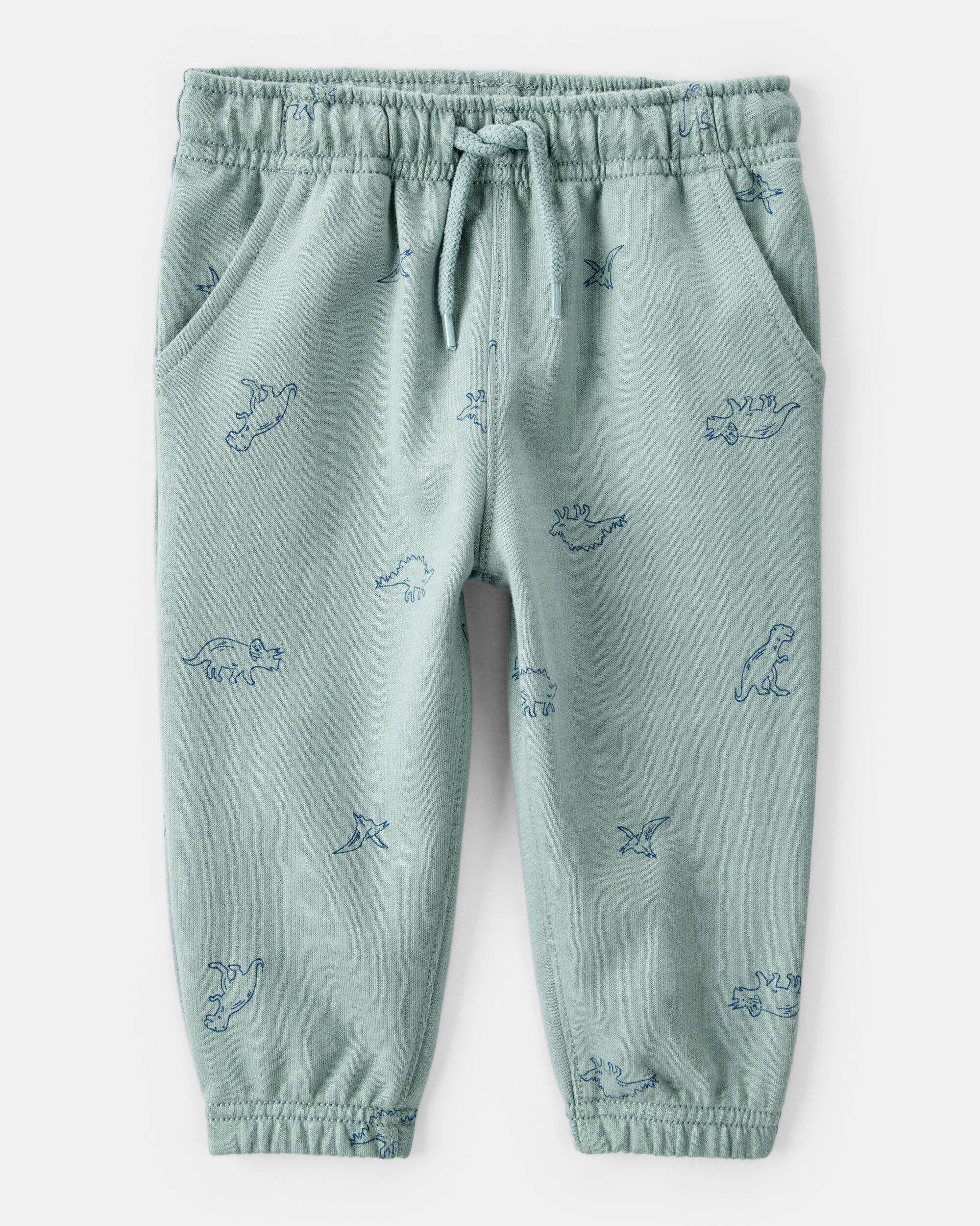 Carter's Baby Boy Dinosaur Print Long-Sleeve Tee & Pant Set