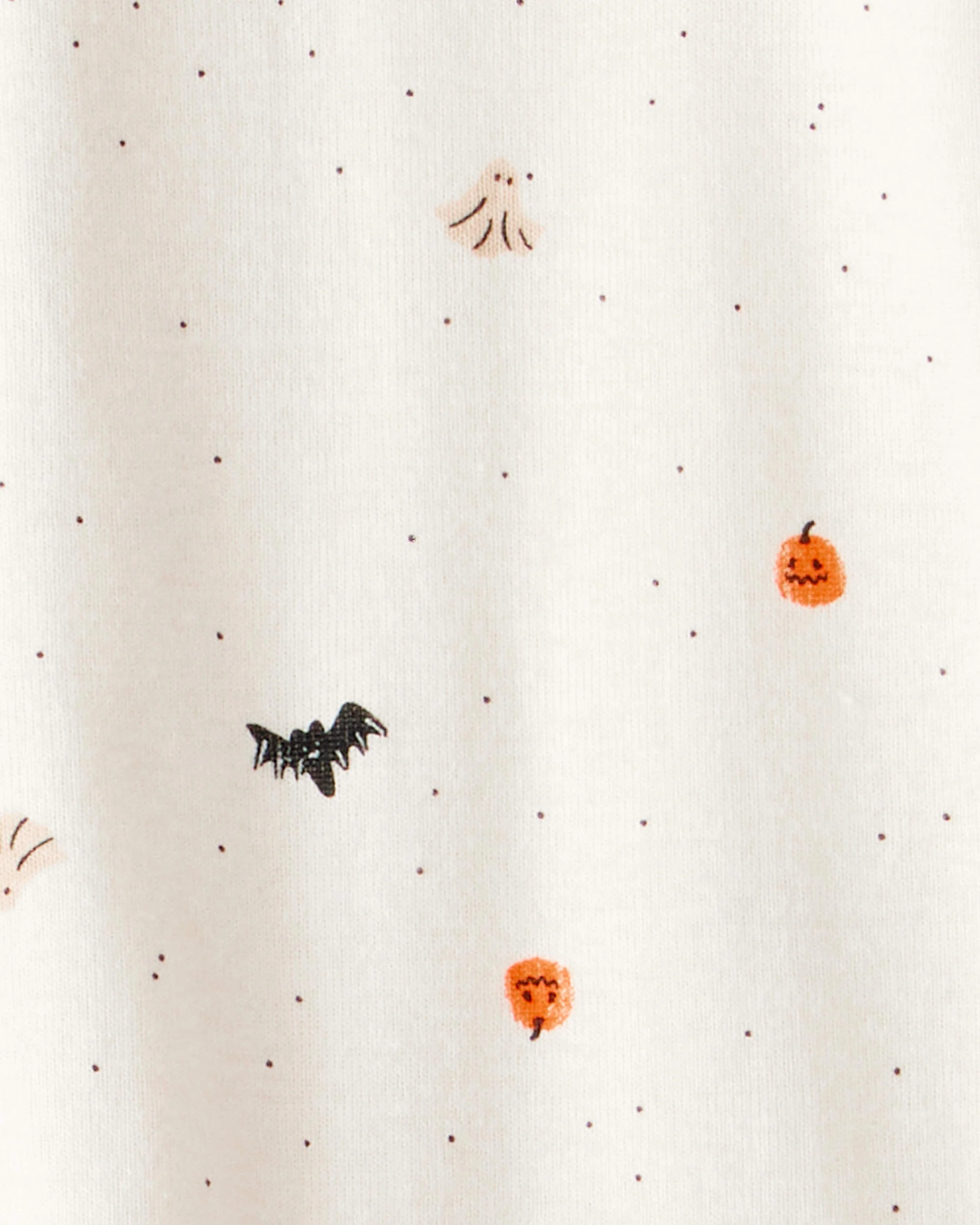 Carter's Baby 1-Piece Halloween 100% Snug Fit Cotton Footie Pajamas - Ivory