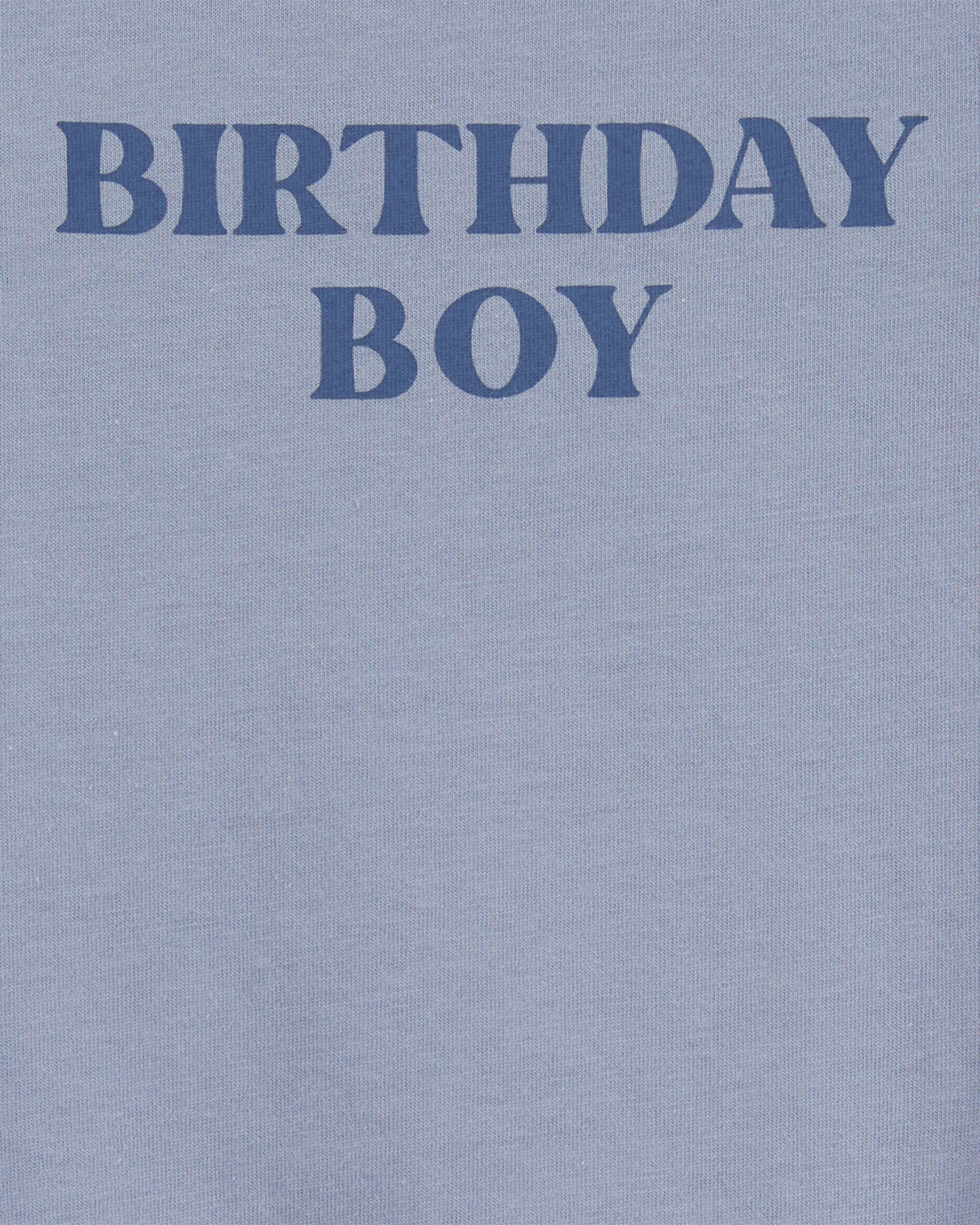 Carter's Baby Birthday Boy Short-Sleeve Bodysuit - Blue