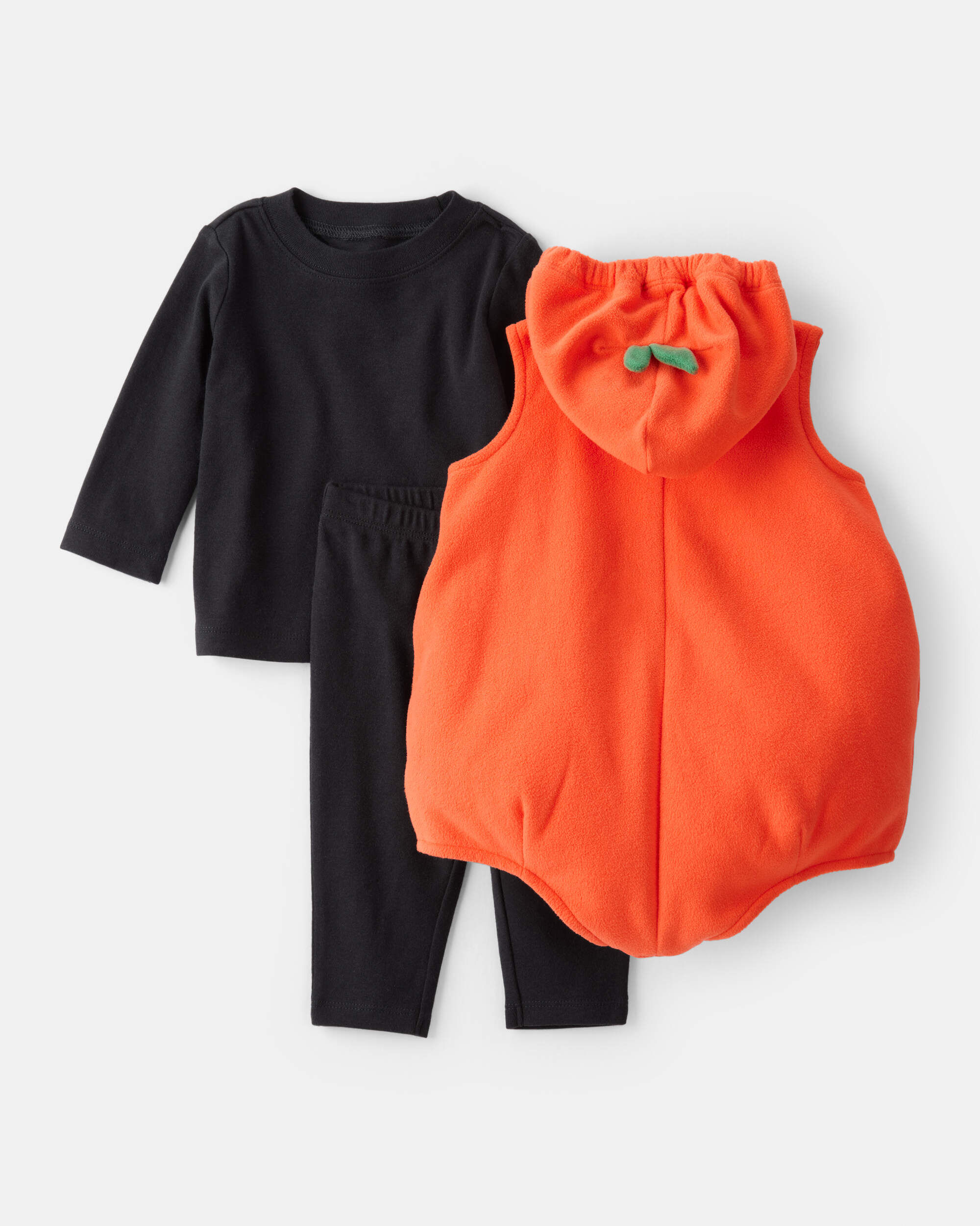Carter's Baby 3-Piece Pumpkin Halloween Costume - Orange/Black